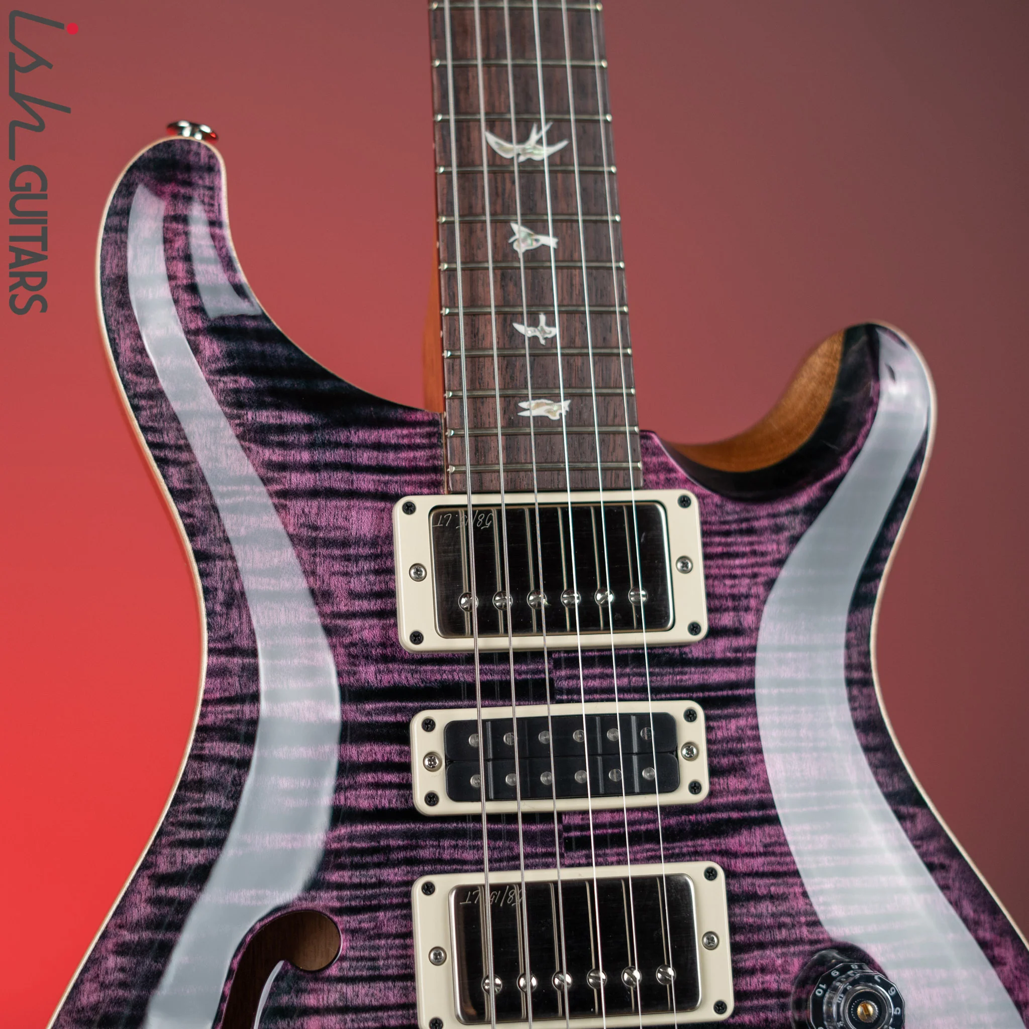 PRS Special Semi-Hollow Electric Guitar Purple Iris - Image 3