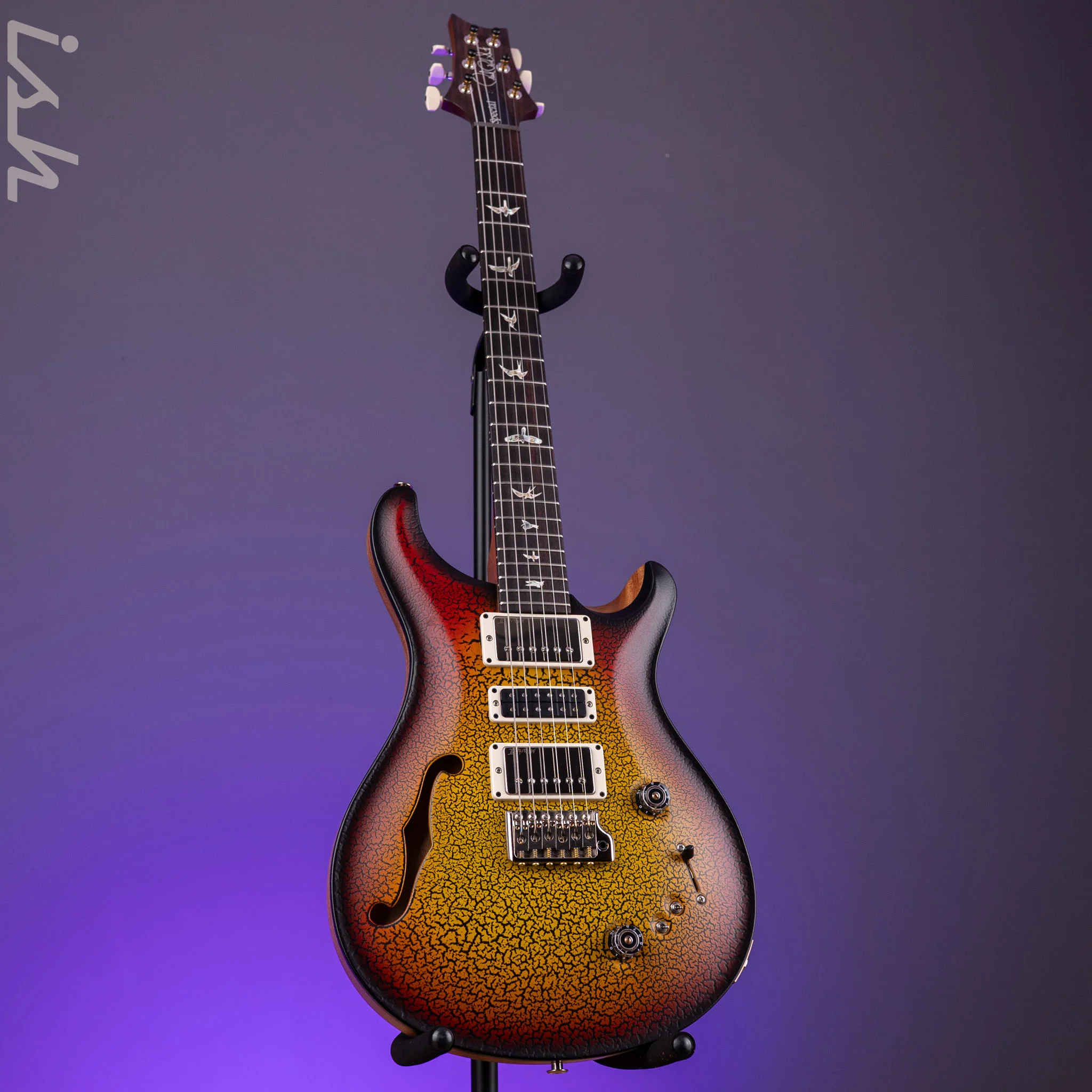 PRS Special Semi Hollow Sunburst Crackle Sprayer's Choice - Image 2