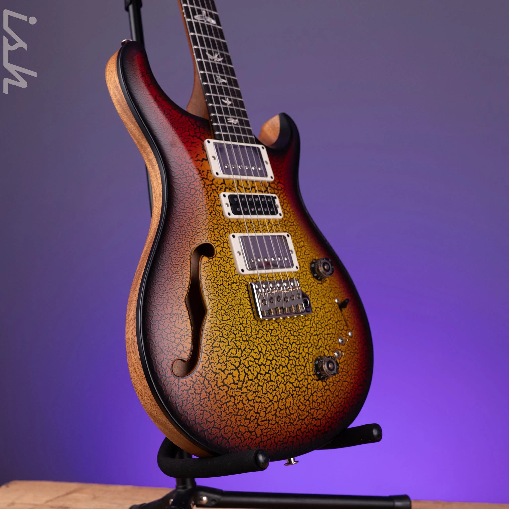 PRS Special Semi Hollow Sunburst Crackle Sprayer's Choice - Image 3