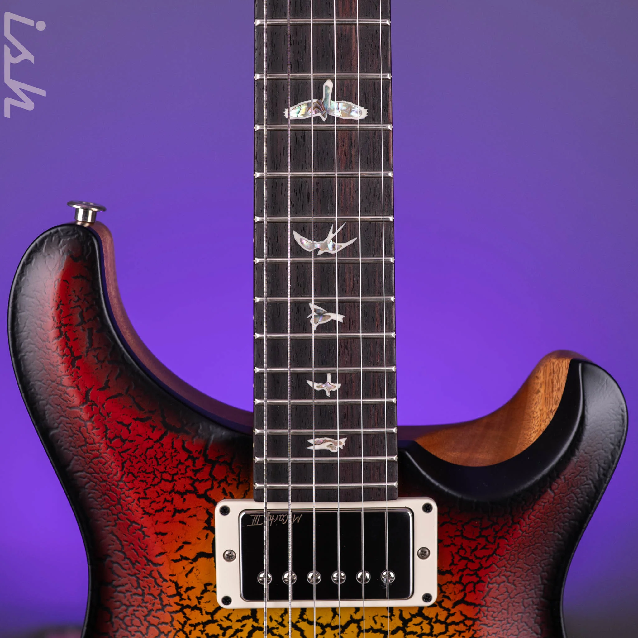 PRS Special Semi Hollow Sunburst Crackle Sprayer's Choice - Image 6