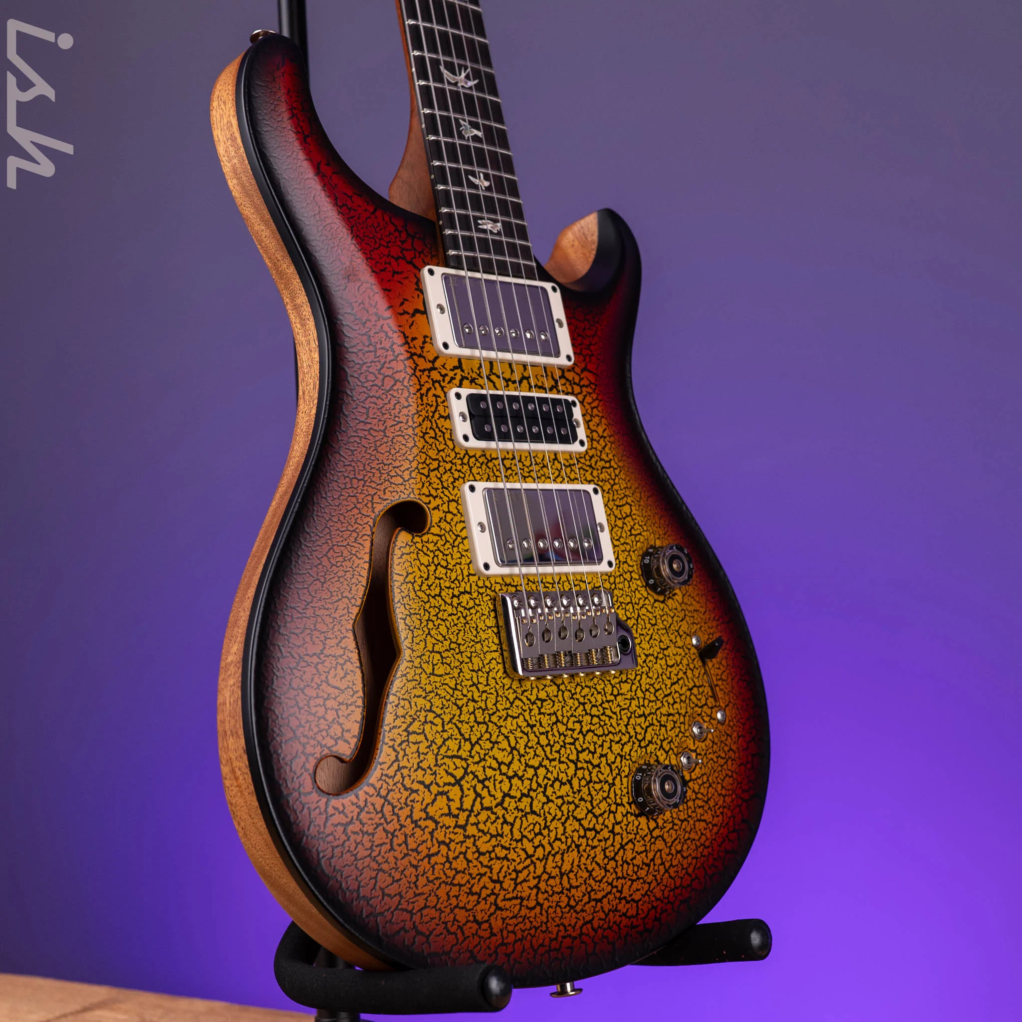 PRS Special Semi Hollow Sunburst Crackle Sprayer's Choice - Image 8