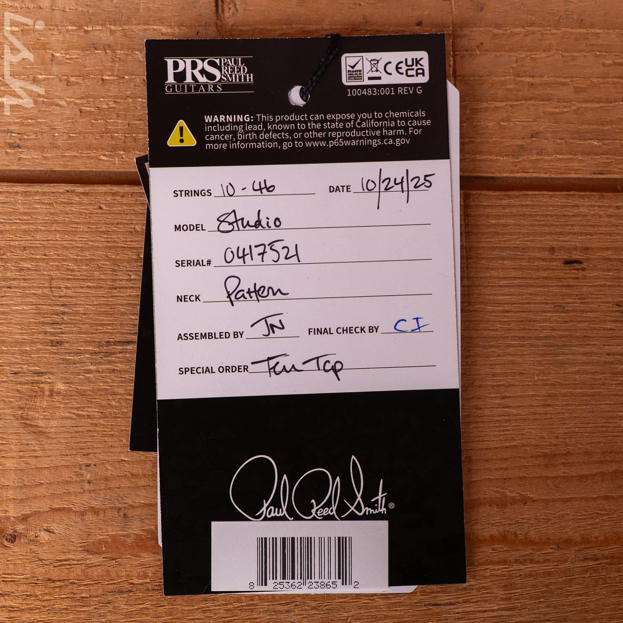 PRS Studio 10-Top Aurora Borealis - Image 13