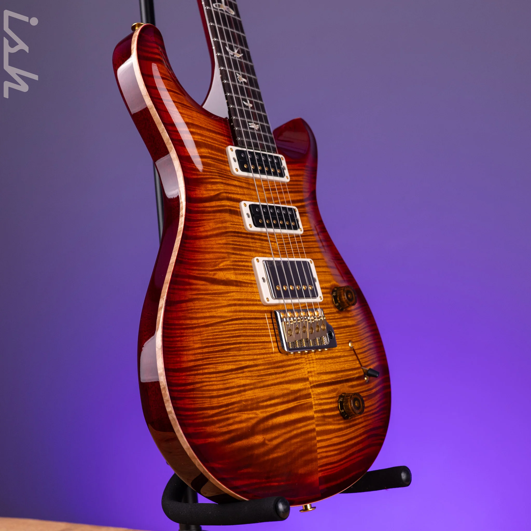 PRS Studio 10-Top Dark Cherry Sunburst - Image 3