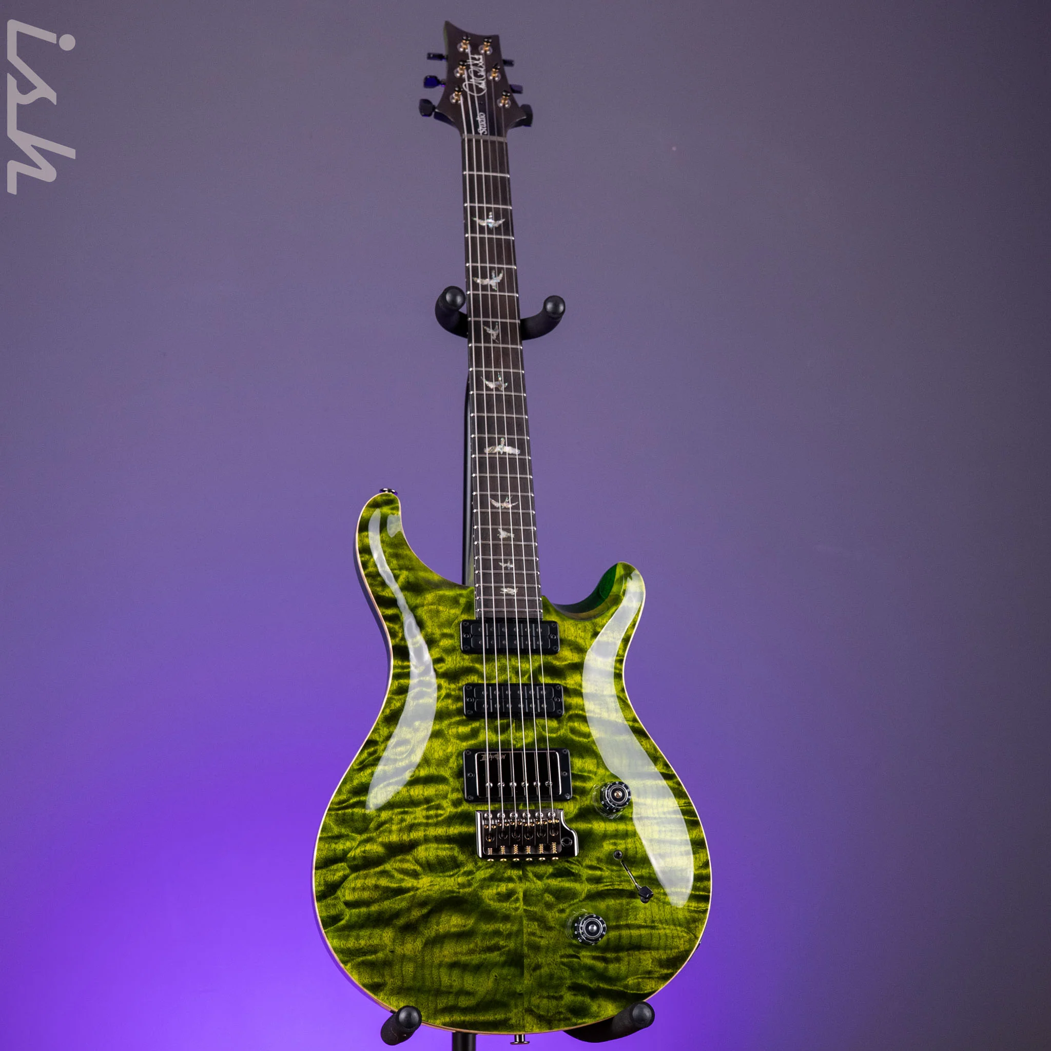 PRS Studio 10-Top Quilted Maple Jade Green - Image 2