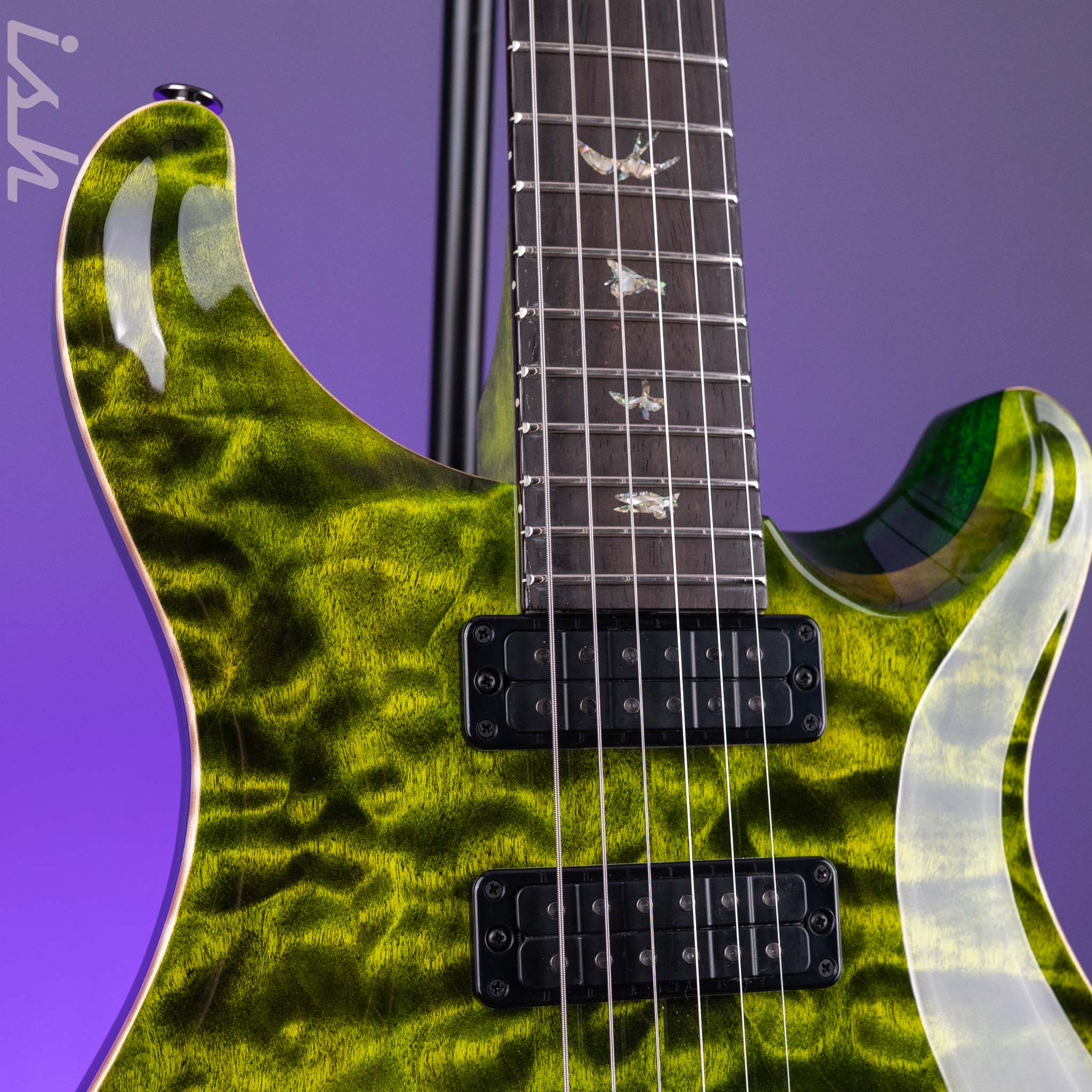PRS Studio 10-Top Quilted Maple Jade Green - Image 4