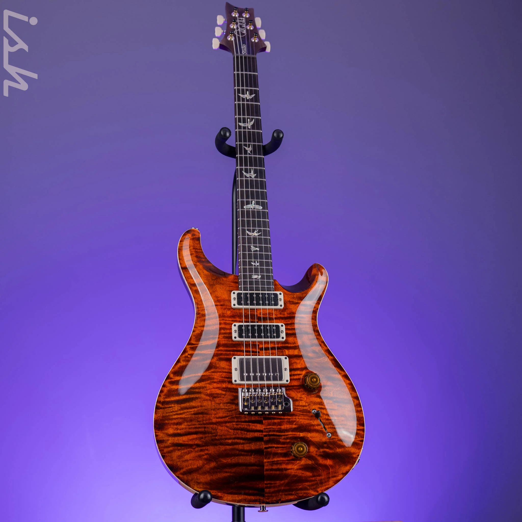 PRS Studio 22 Electric Guitar Orange Tiger - Image 2