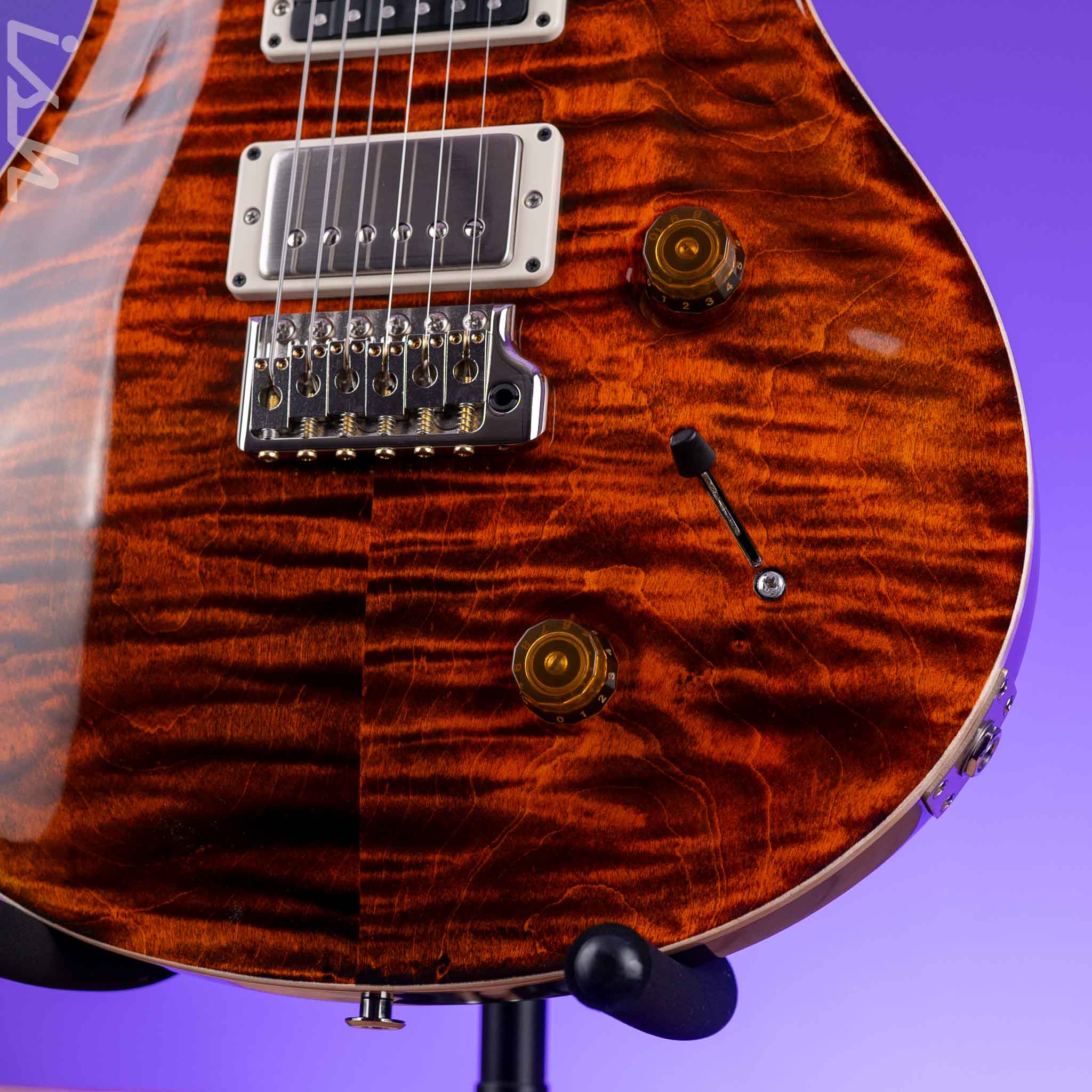 PRS Studio 22 Electric Guitar Orange Tiger - Image 4