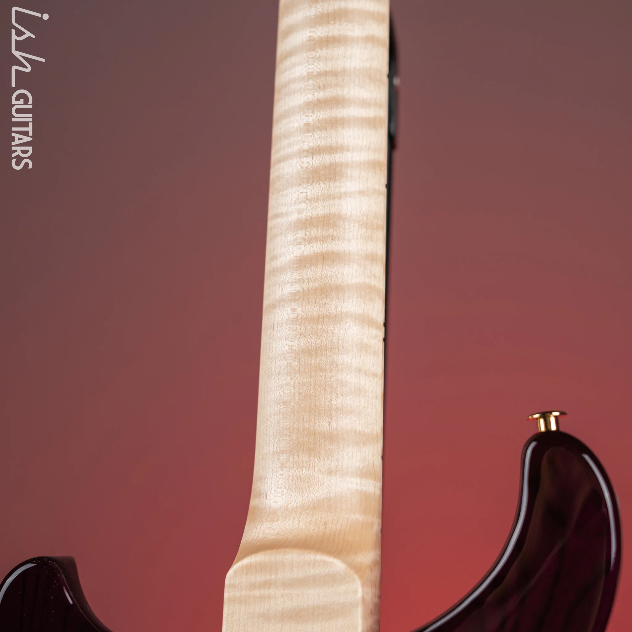 PRS Studio Wood Library 10-Top One Piece Aquableux Purple Burst - Image 11