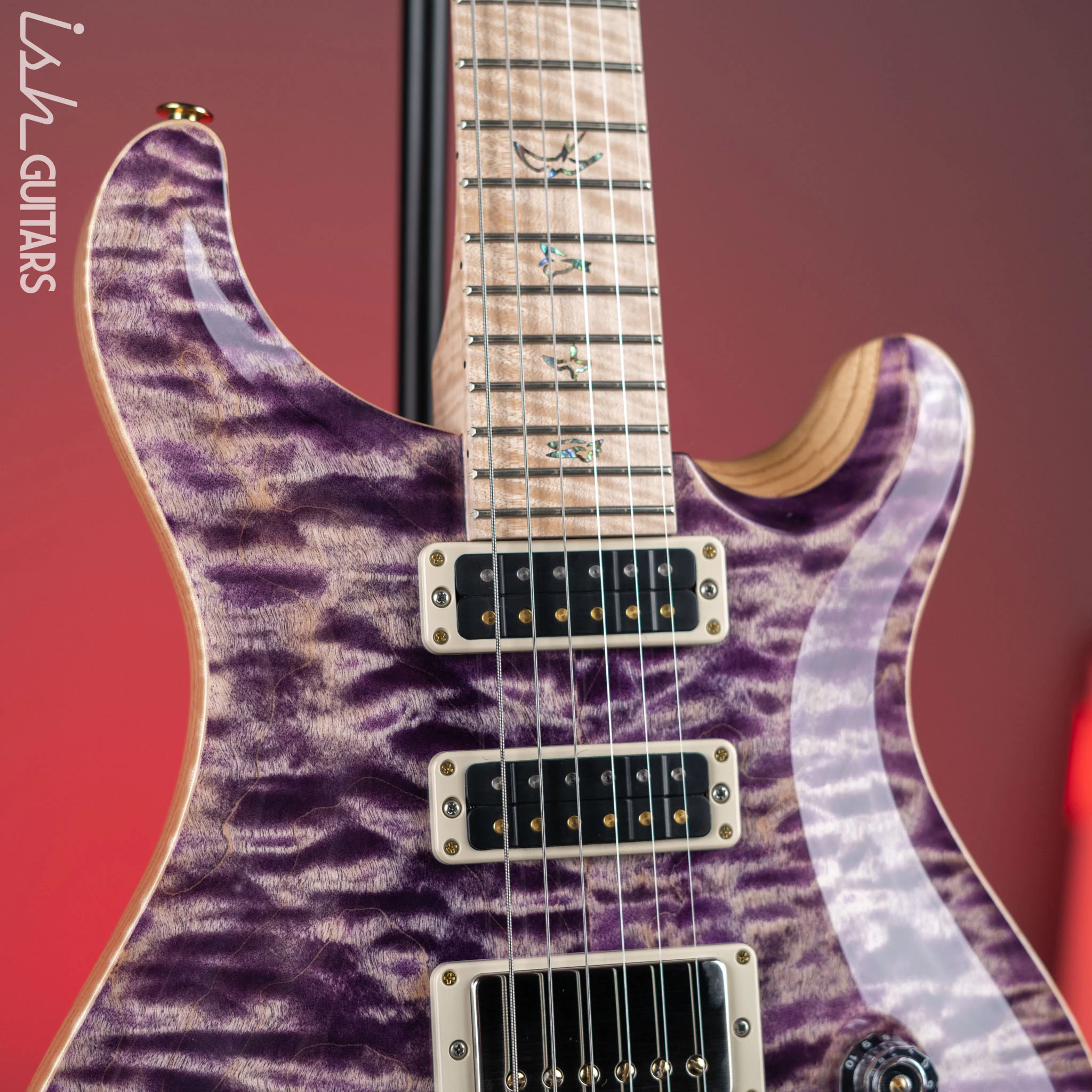 PRS Studio Wood Library 10-Top Faded Purple - Image 3