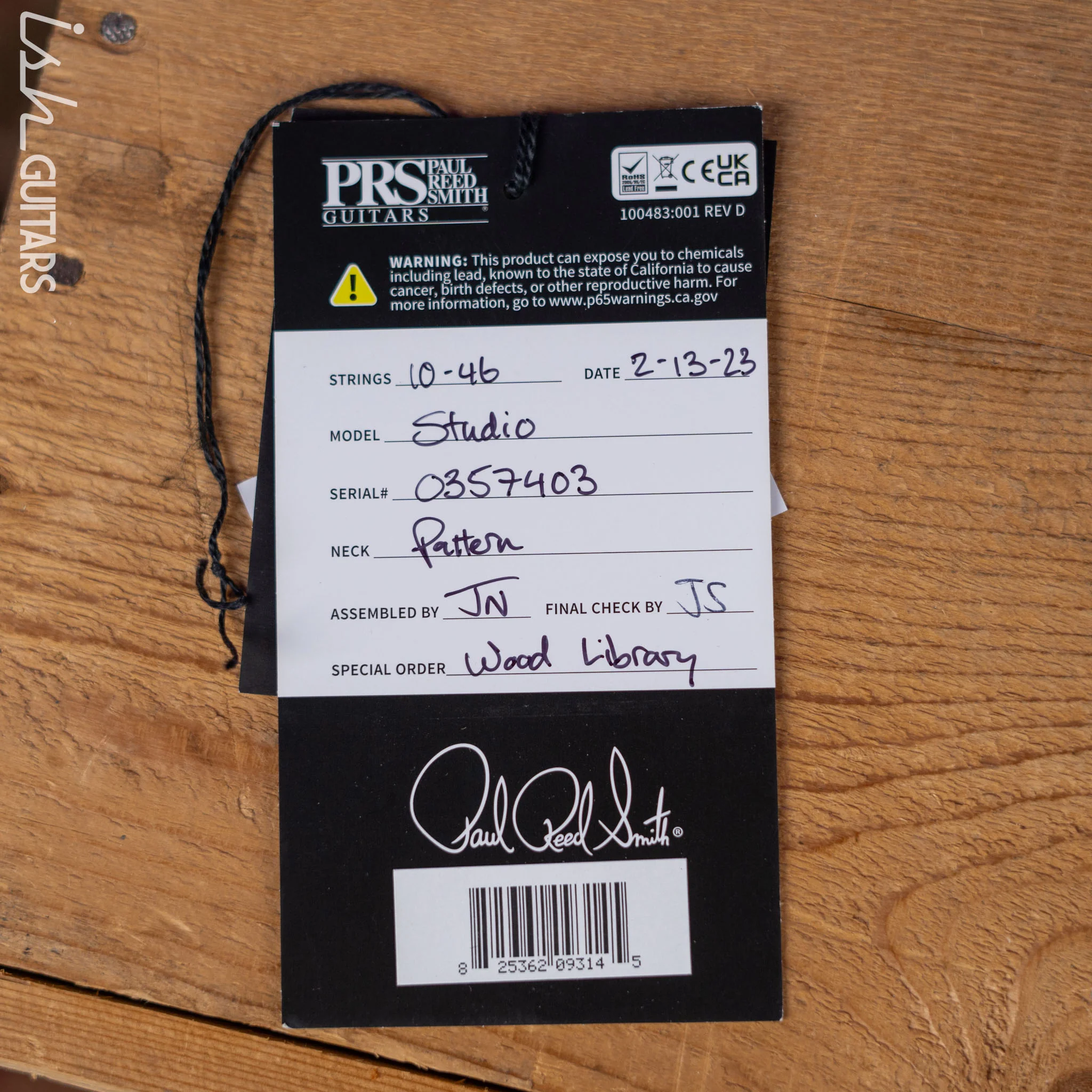PRS Studio Wood Library 10-Top One Piece Trampas Green - Image 12