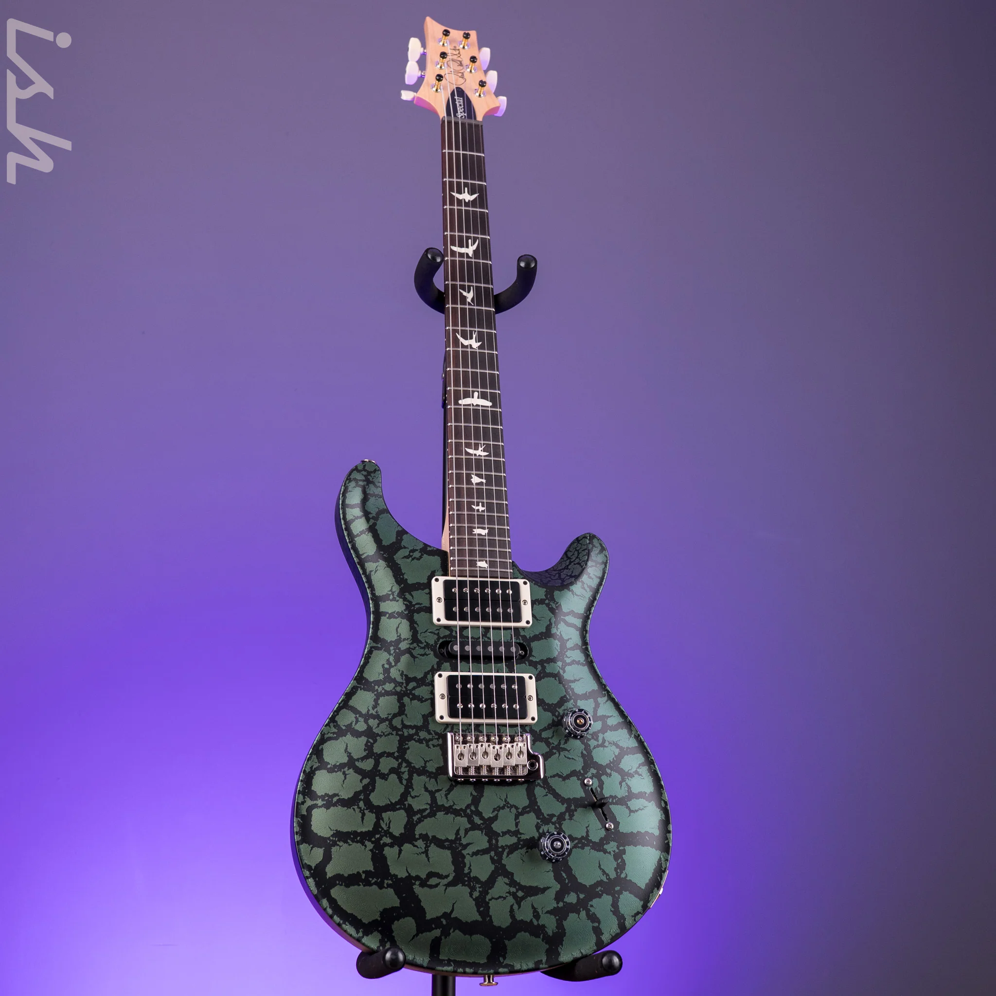 PRS CE 24 Special Limited Edition Macha Green Black Crackle - Image 2