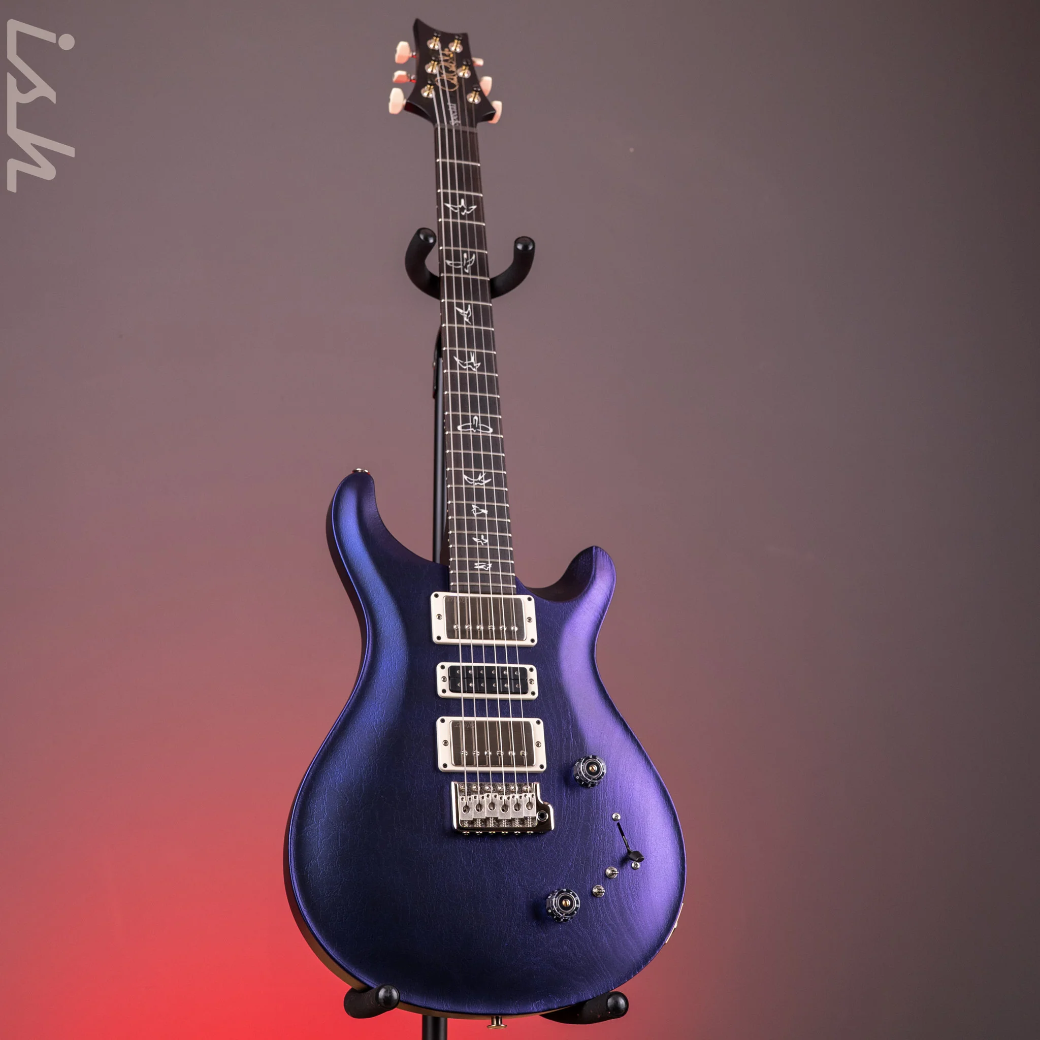 PRS Swamp Ash Special Midnight Metallic Crackle w/ Black Satin Neck  Sprayer's Choice - Image 2