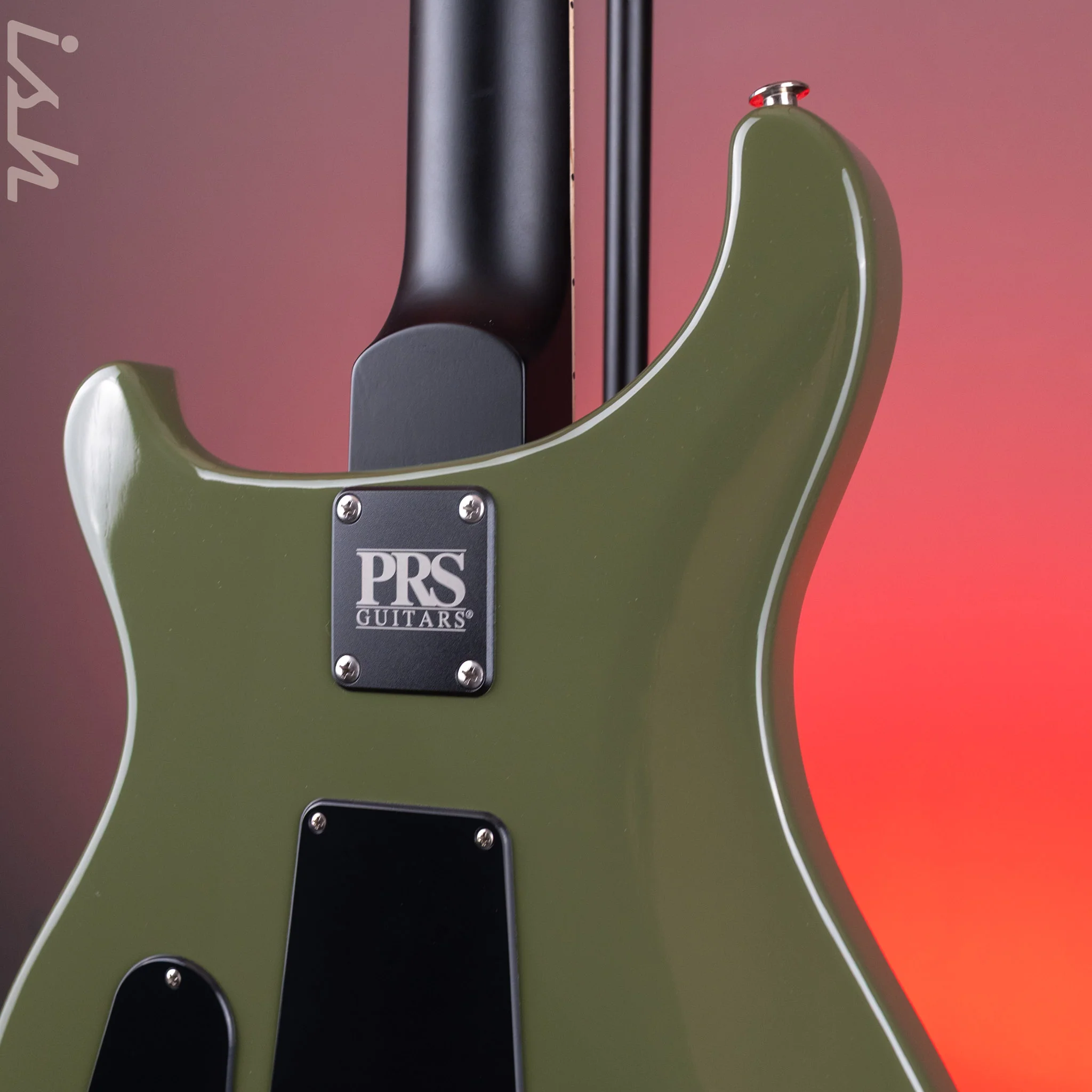PRS Swamp Ash Special Olive Green - Black Satin Neck - Image 9