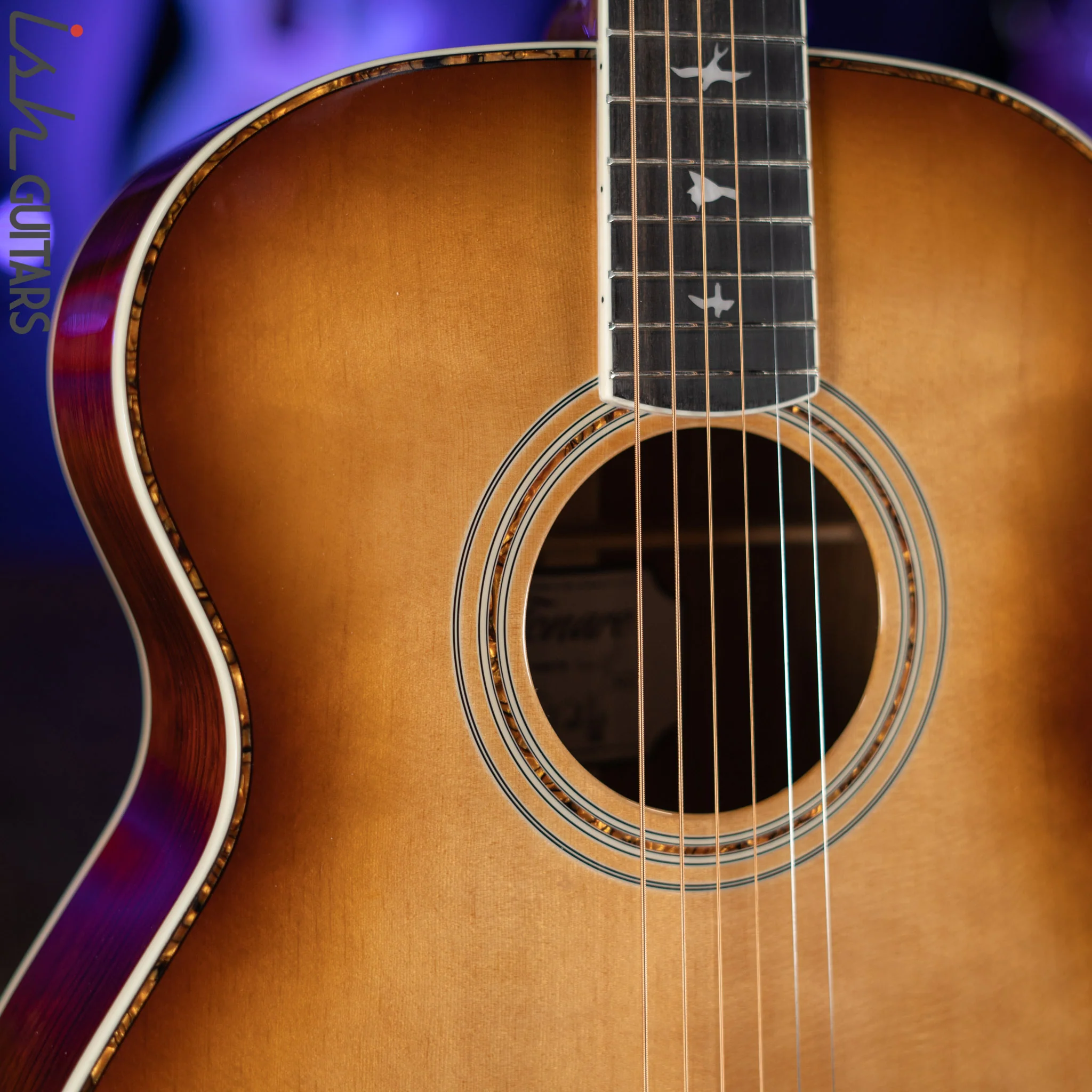 2021 PRS Tonare T40E Acoustic-Electric Guitar Tobacco Sunburst - Image 4
