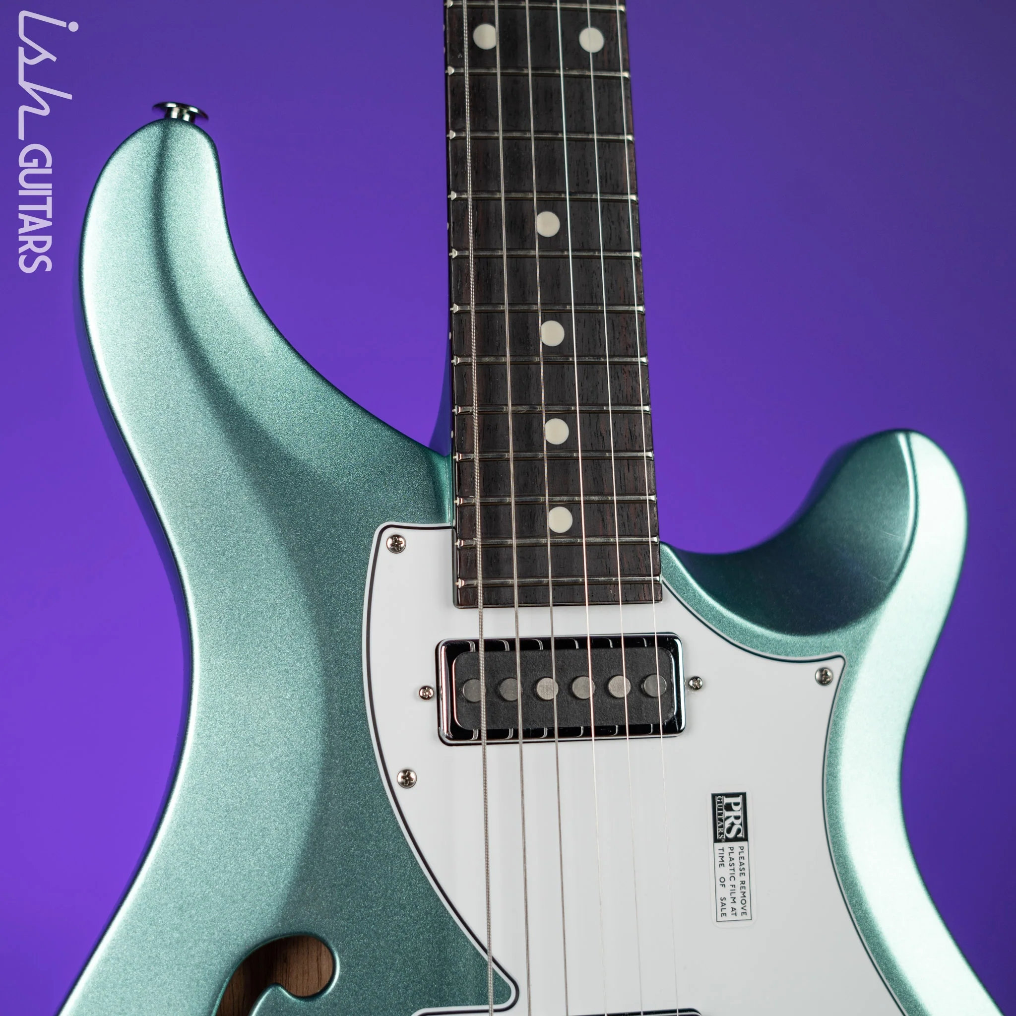 PRS Vela 22 Semi-Hollow Frost Blue Metallic - Image 3