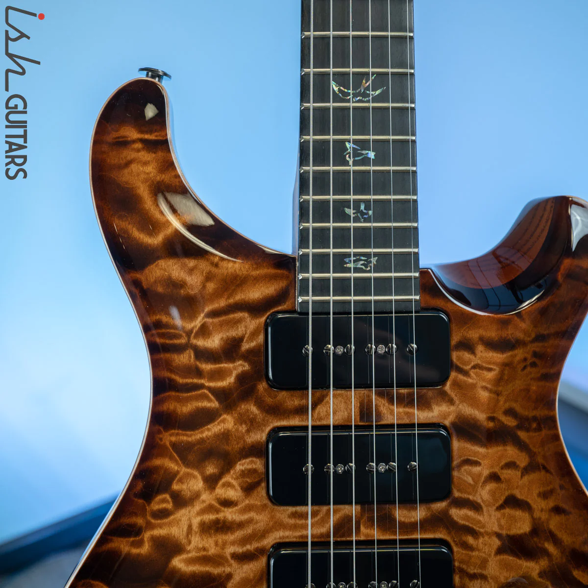 PRS Wood Library Custom 22 Soapbar Copperhead Burst - Image 3