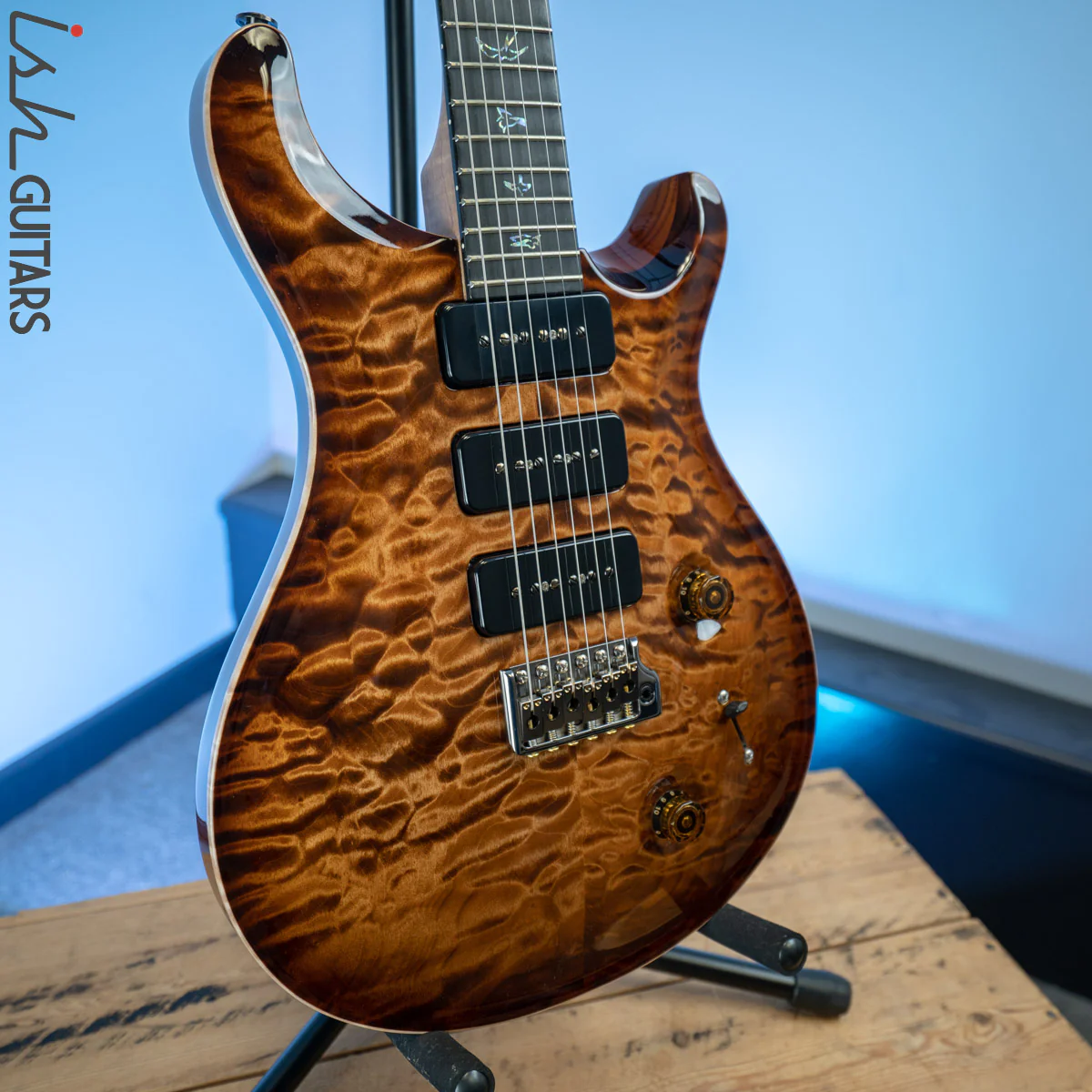 PRS Wood Library Custom 22 Soapbar Copperhead Burst - Image 5
