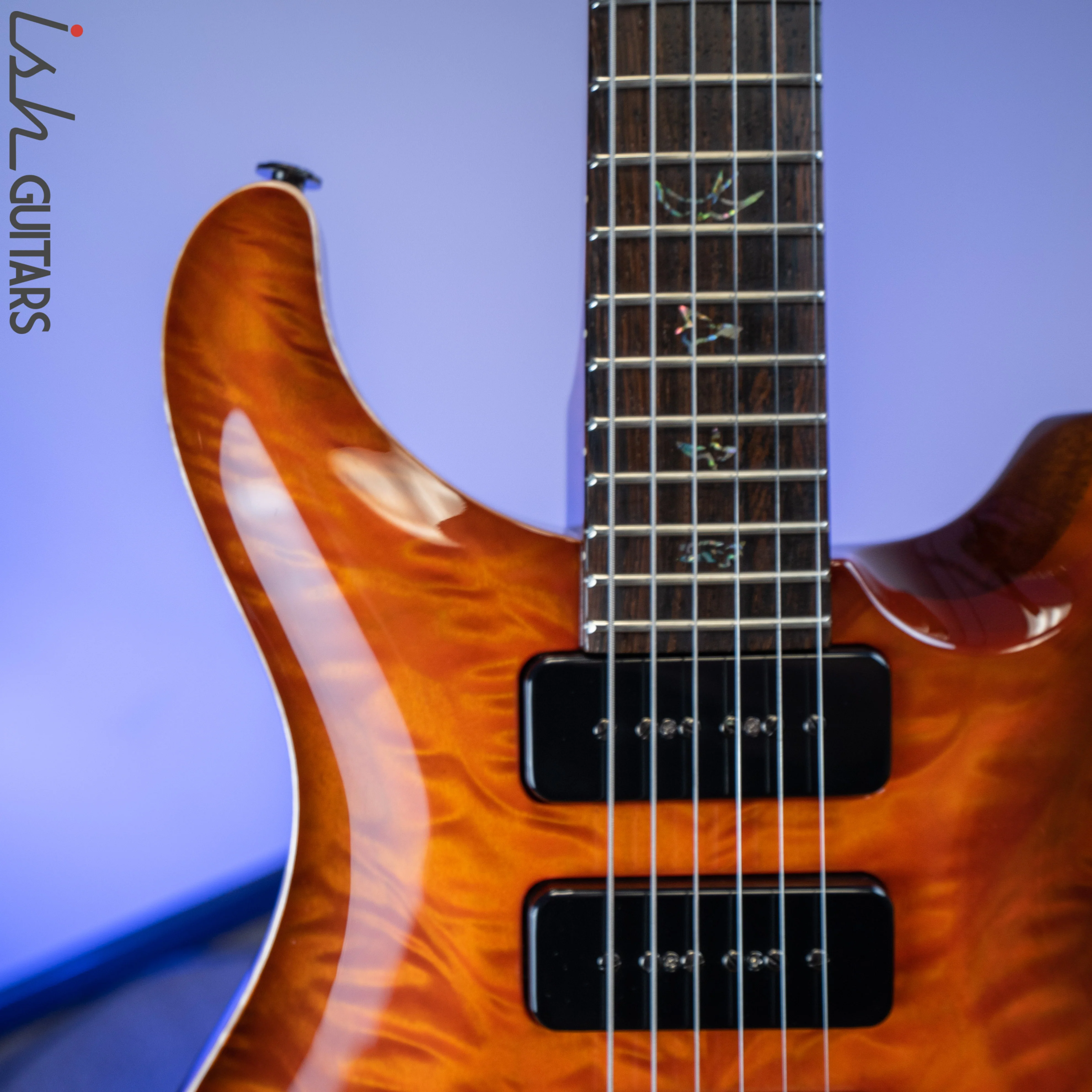 PRS Wood Library Custom 22 Soapbar Matteo Mist - Image 3