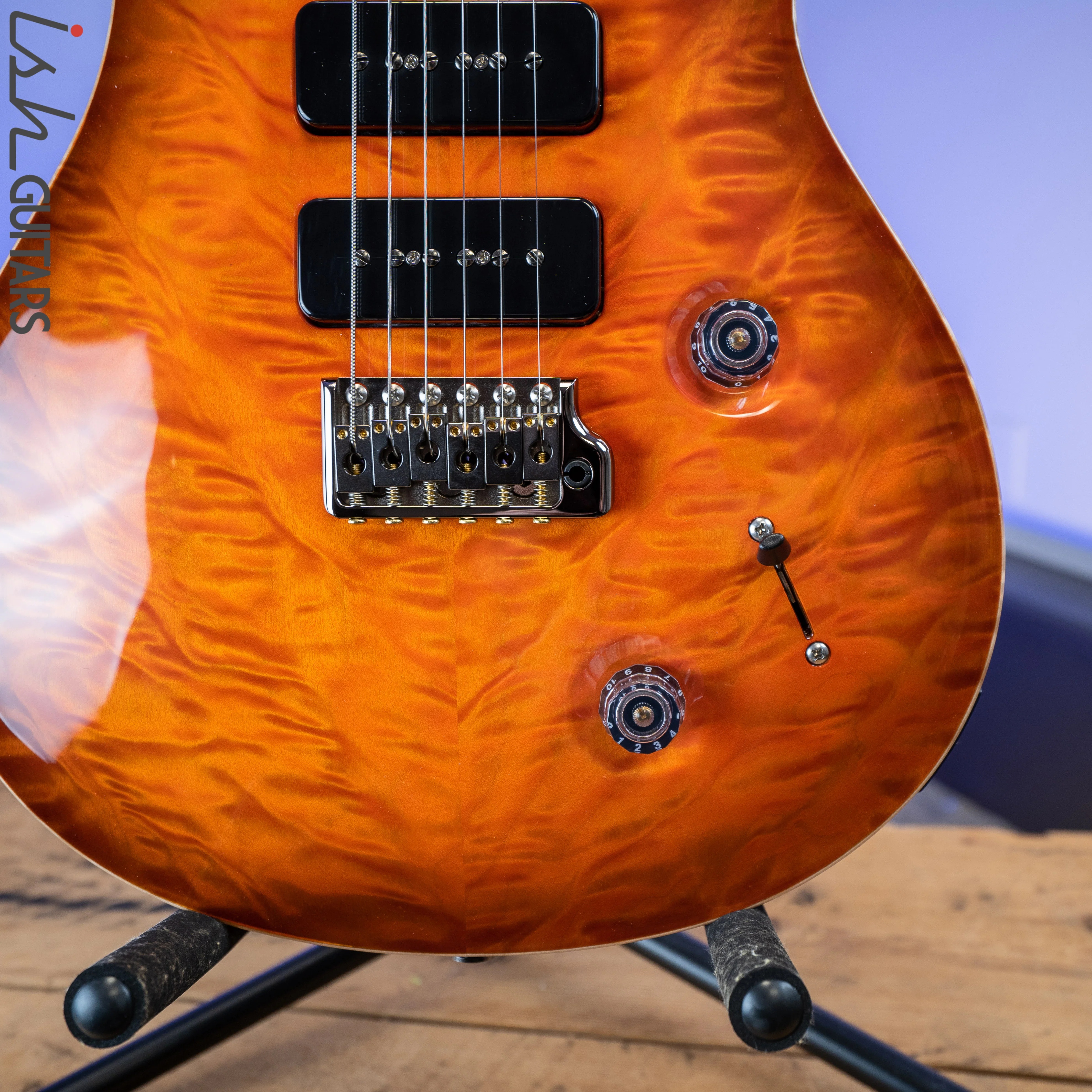 PRS Wood Library Custom 22 Soapbar Matteo Mist - Image 4