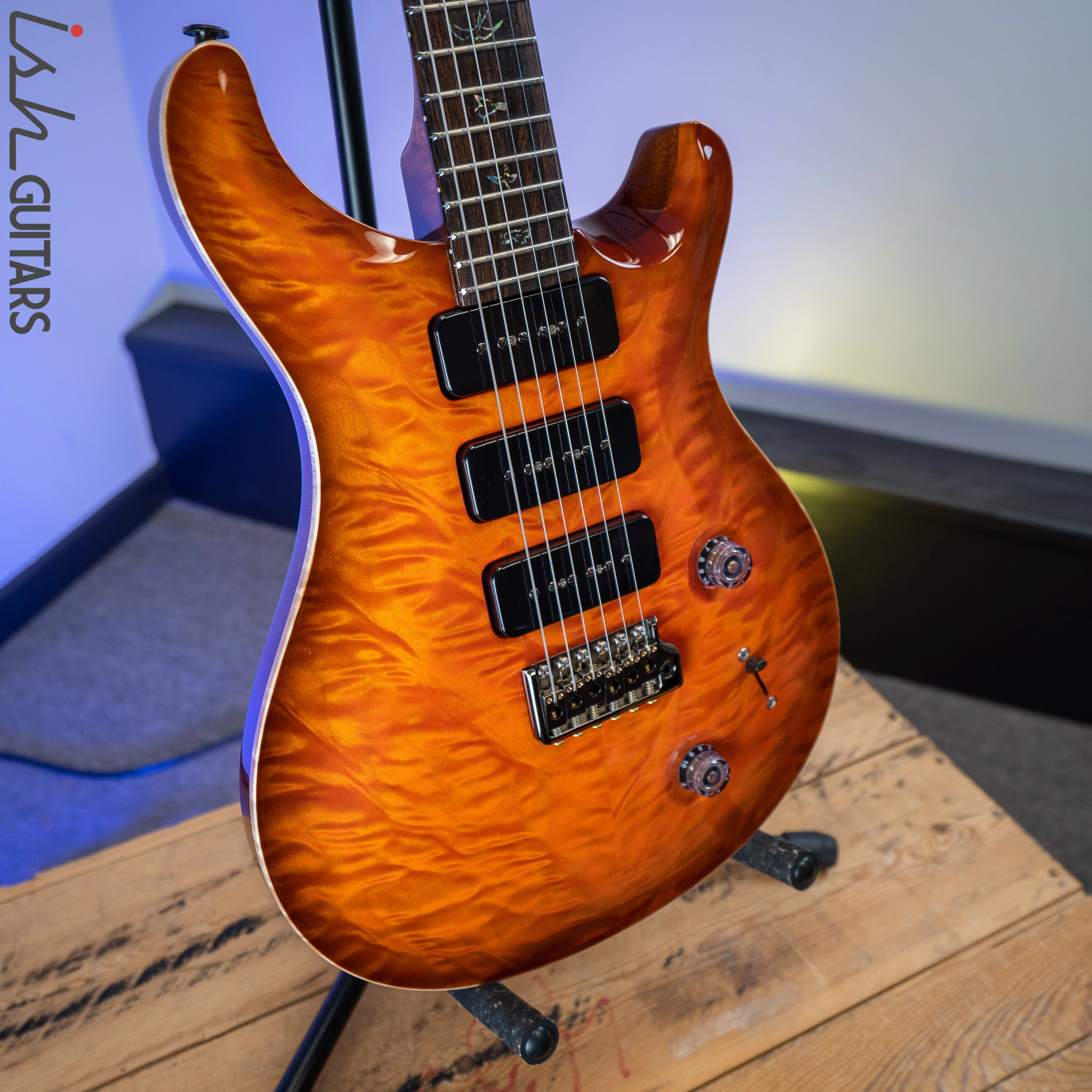 PRS Wood Library Custom 22 Soapbar Matteo Mist - Image 5