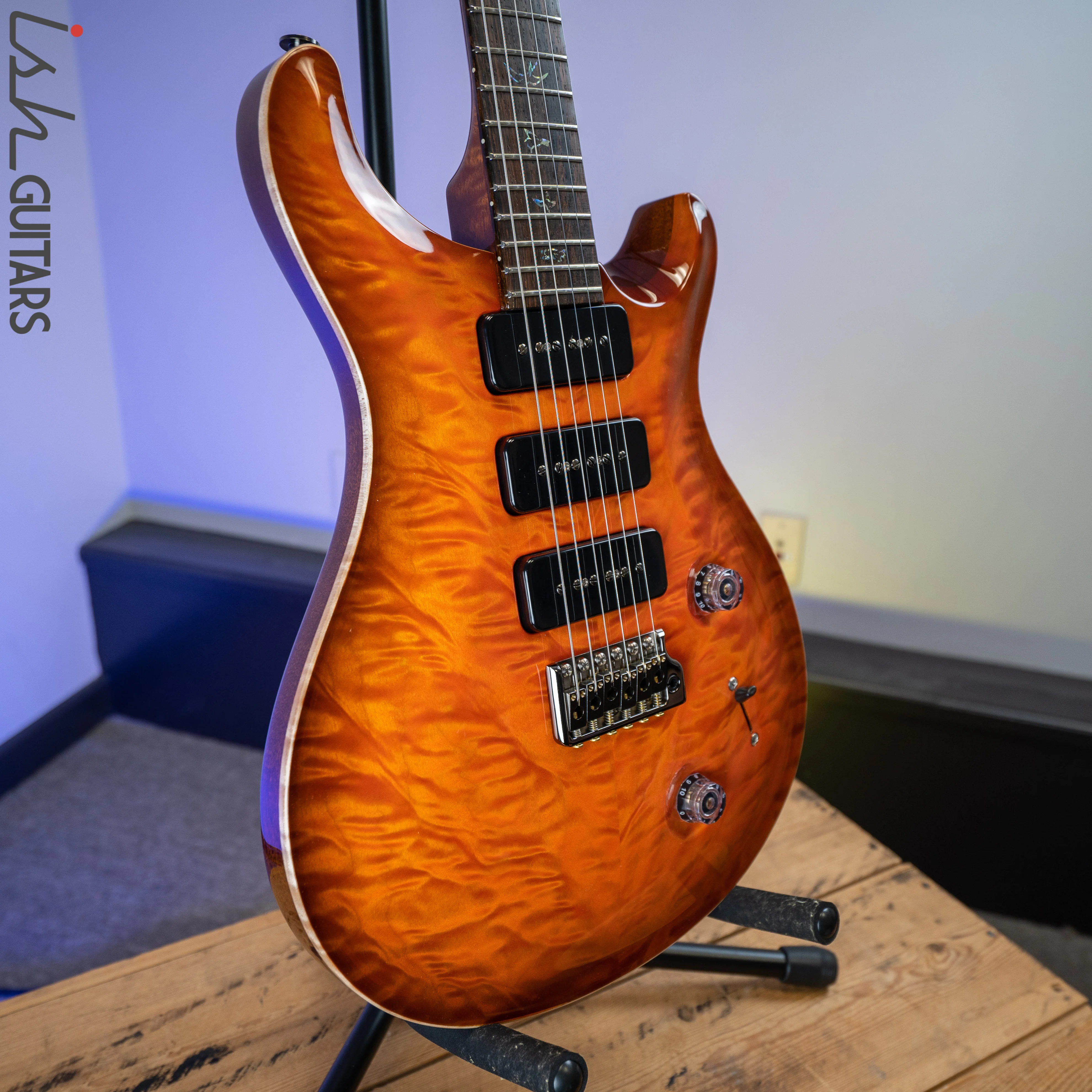 PRS Wood Library Custom 22 Soapbar Matteo Mist - Image 6