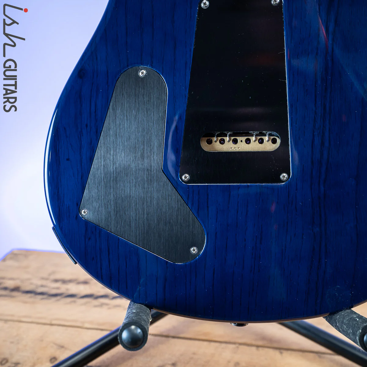 PRS Wood Library Custom 22 Soapbar River Blue Burst - Image 11