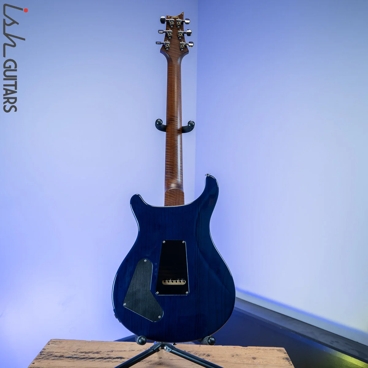 PRS Wood Library Custom 22 Soapbar River Blue Burst - Image 8