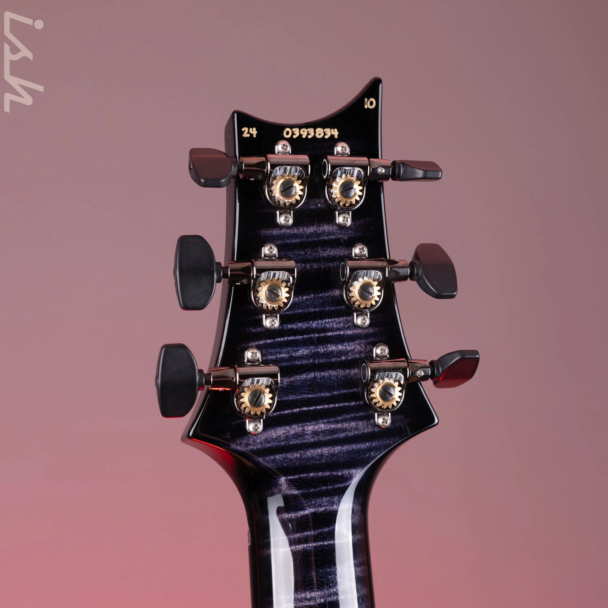 PRS Wood Library Custom 24-08 10-Top Quilt Purple Mist - Image 10