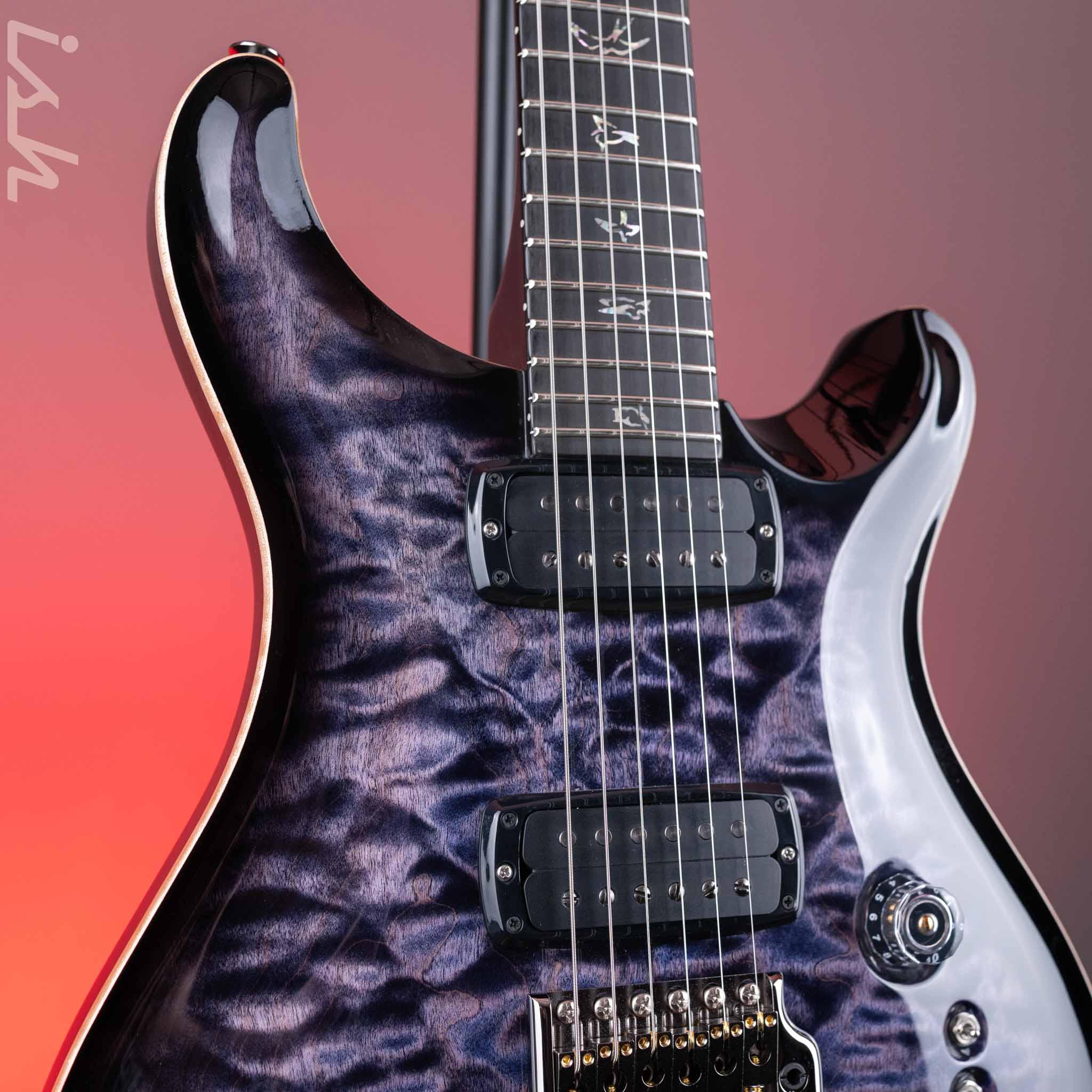 PRS Wood Library Custom 24-08 10-Top Quilt Purple Mist - Image 3