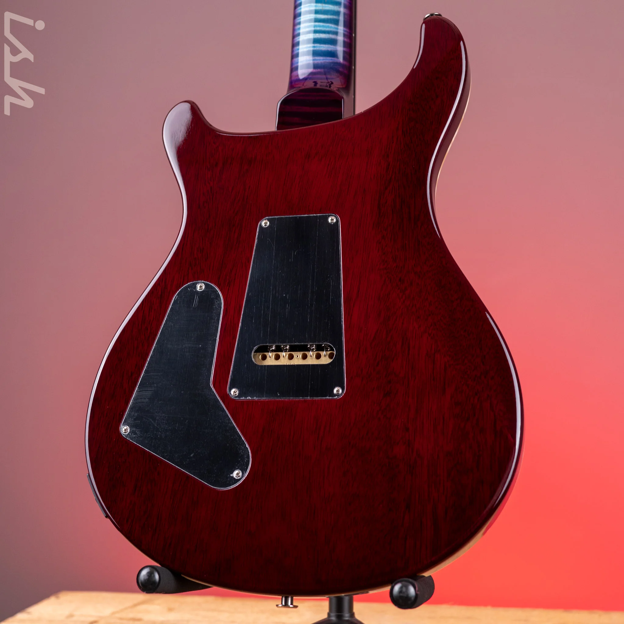 PRS Wood Library Custom 24-08 10-Top Aquableux Purple Burst - Image 8