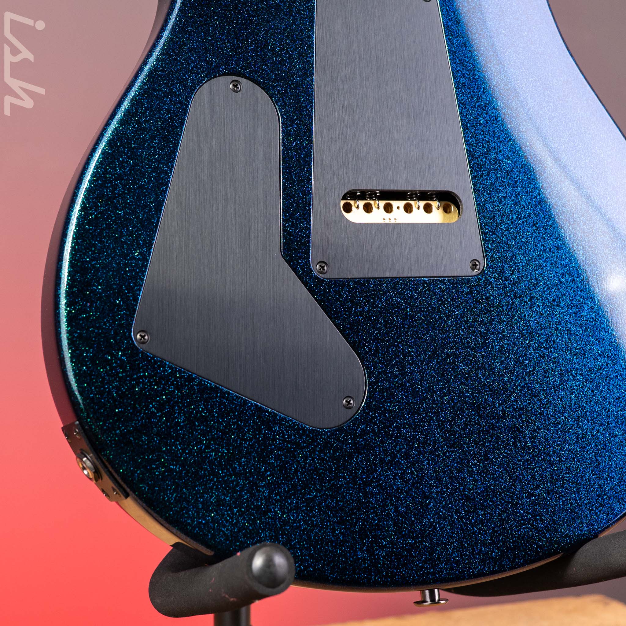 PRS Wood Library Custom 24-08 Blue Green Colorshift Hollowflake Custom Color - Image 11