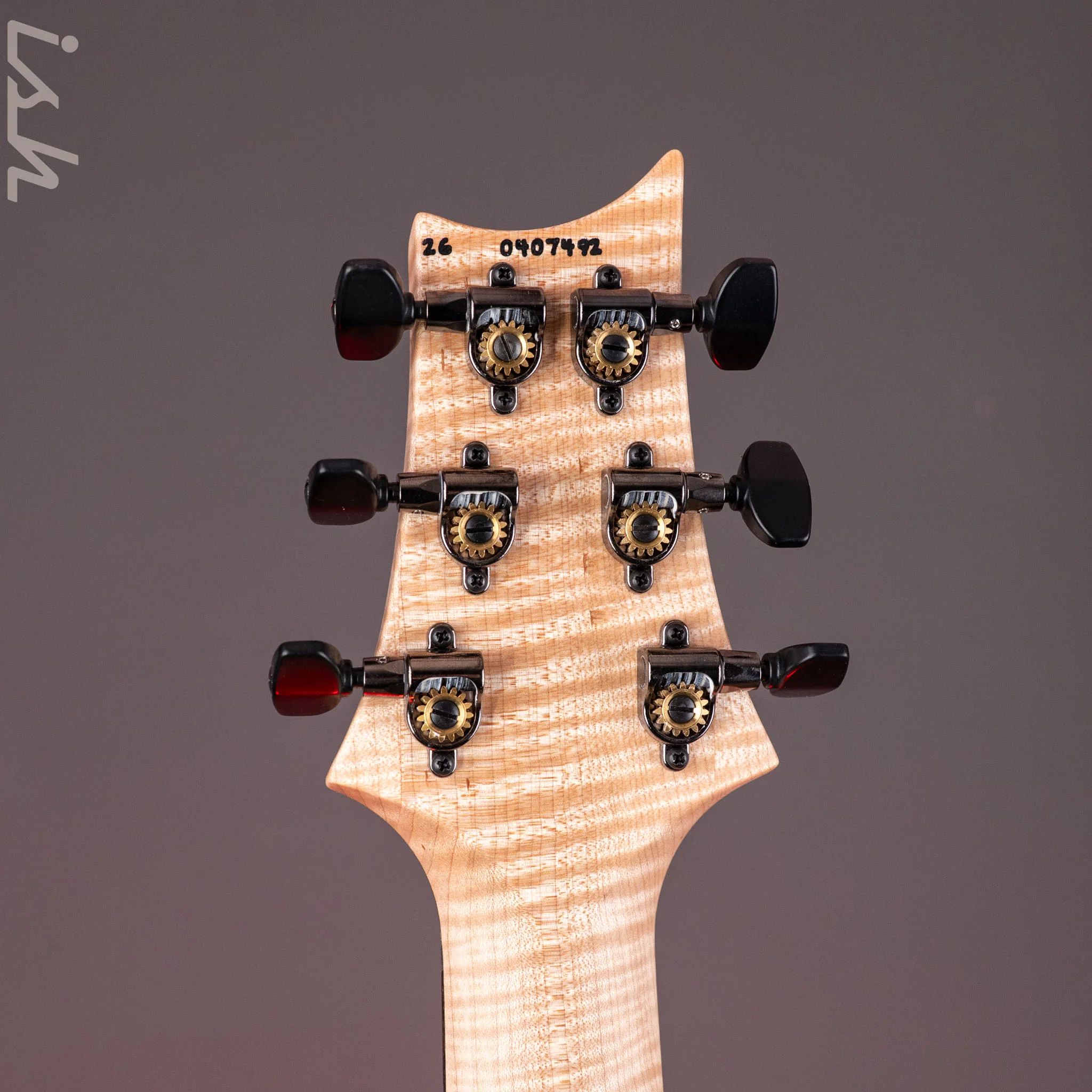 PRS Wood Library Custom 24-08 Mango Top Opaque Blue Holoflake - Image 13