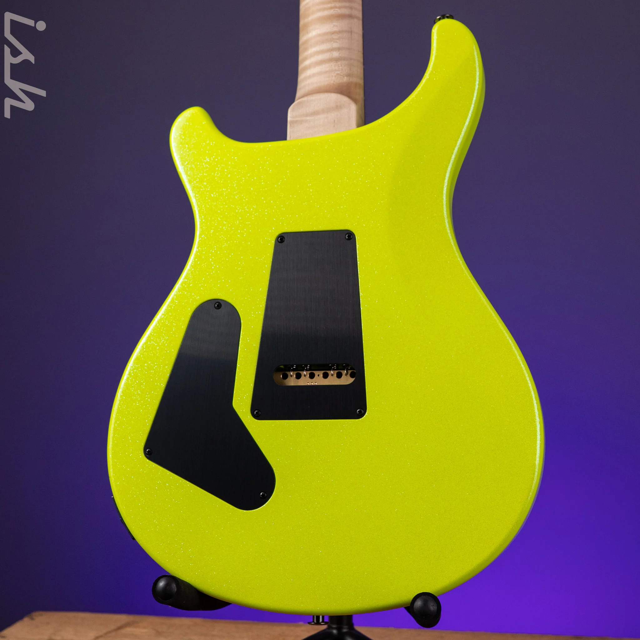 PRS Wood Library Custom 24-08 Neon Yellow Hollowflake - Image 8
