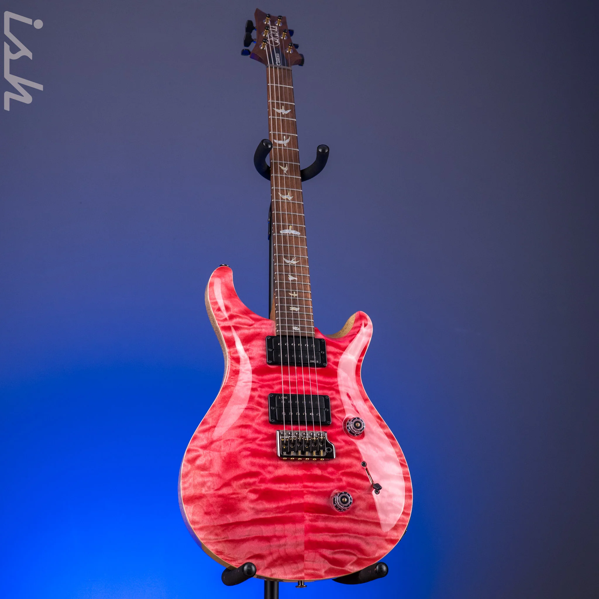 PRS Wood Library Custom 24 10-Top Bonnie Pink *Brazilian Rosewood Fretboard* - Image 2