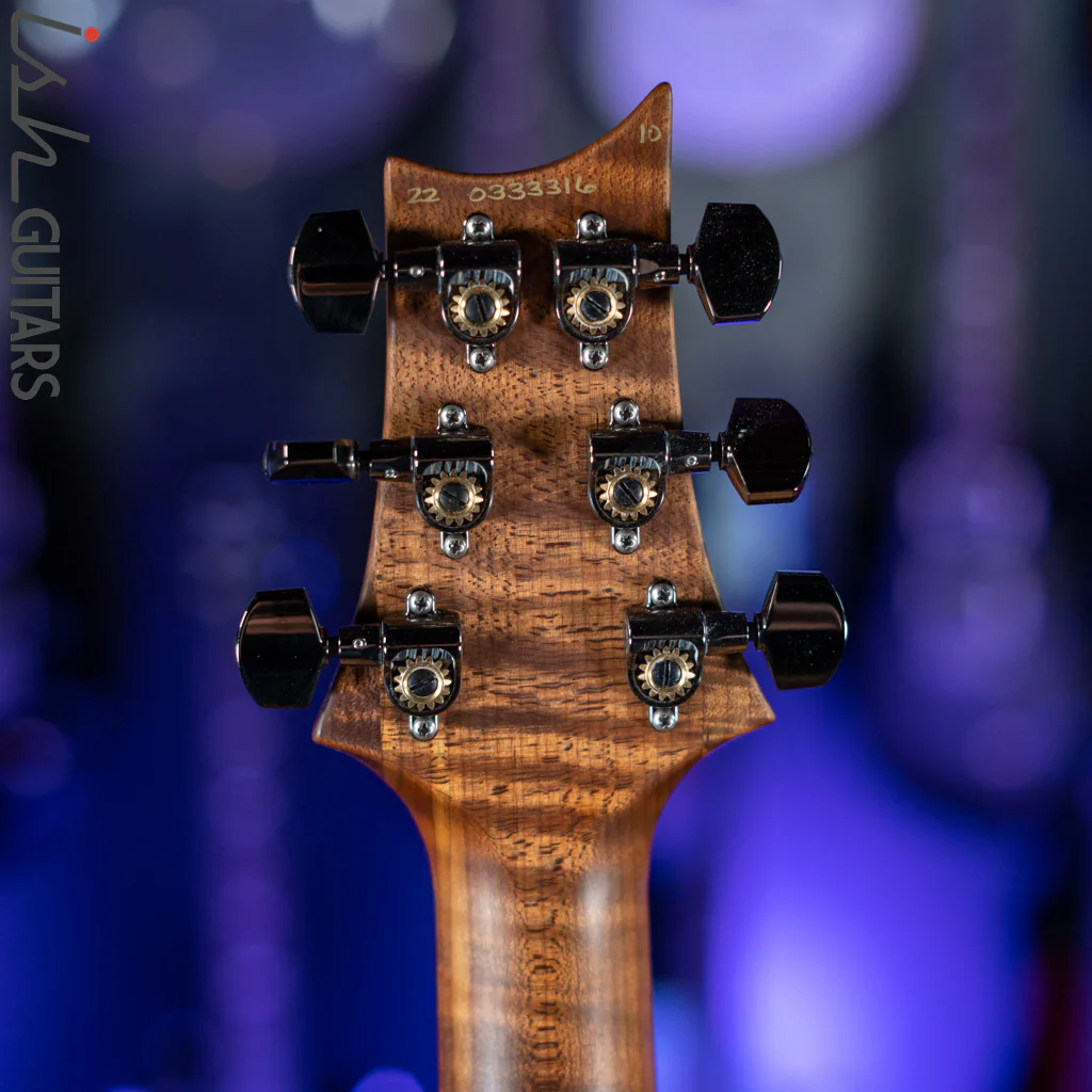 PRS Wood Library Custom 24 10 Top Quilt Torrefied Maple Neck Natural Gloss - Image 12