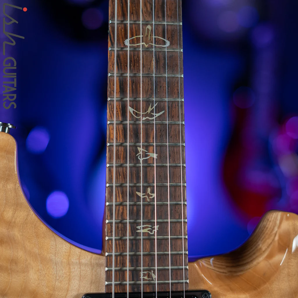 PRS Wood Library Custom 24 10 Top Quilt Torrefied Maple Neck Natural Gloss - Image 6