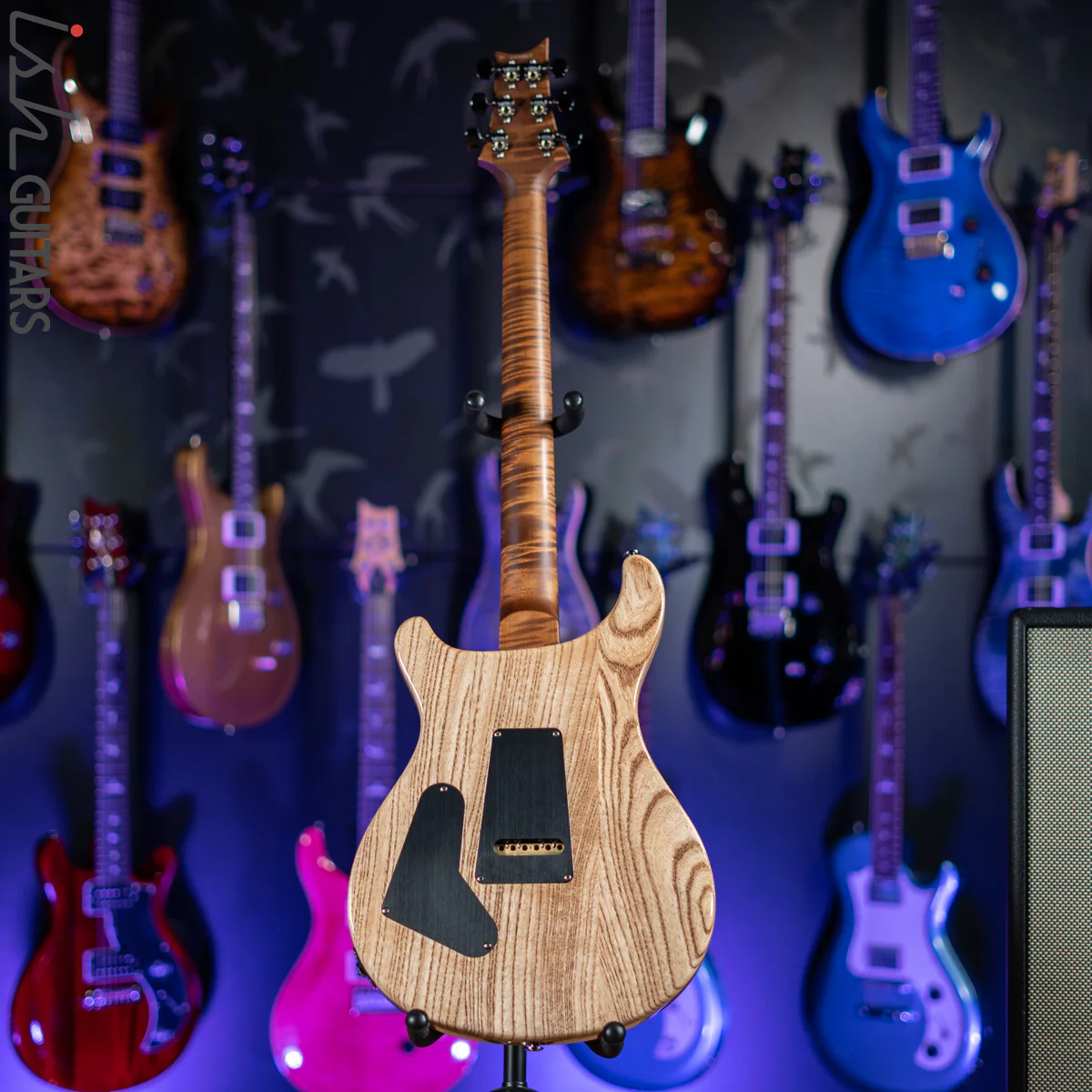 PRS Wood Library Custom 24 10 Top Quilt Torrefied Maple Neck Natural Gloss - Image 7