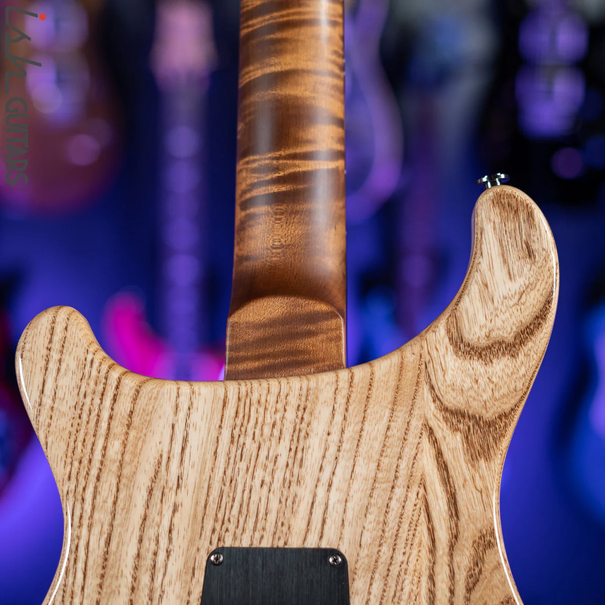 PRS Wood Library Custom 24 10 Top Quilt Torrefied Maple Neck Natural Gloss - Image 9