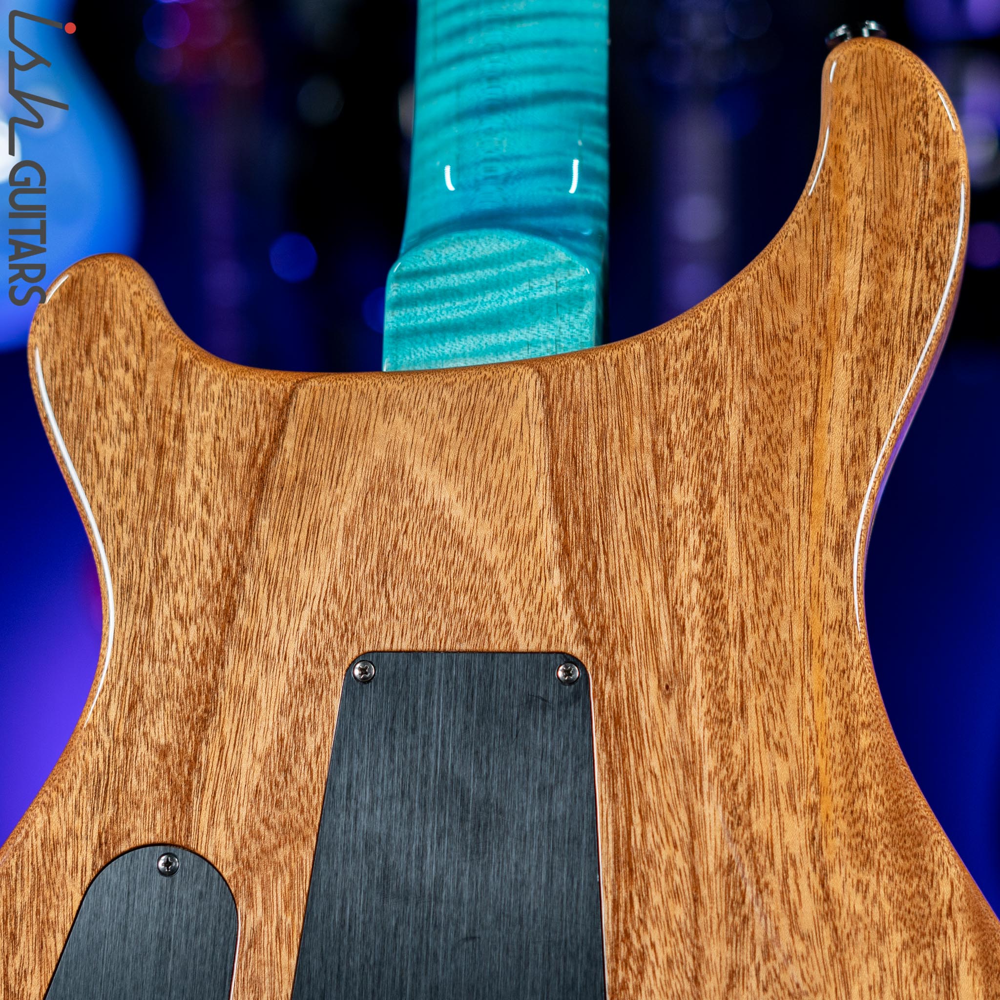 PRS Wood Library Custom 24 Teal One Piece 10 Top Quilt Figured Maple Neck - Image 8