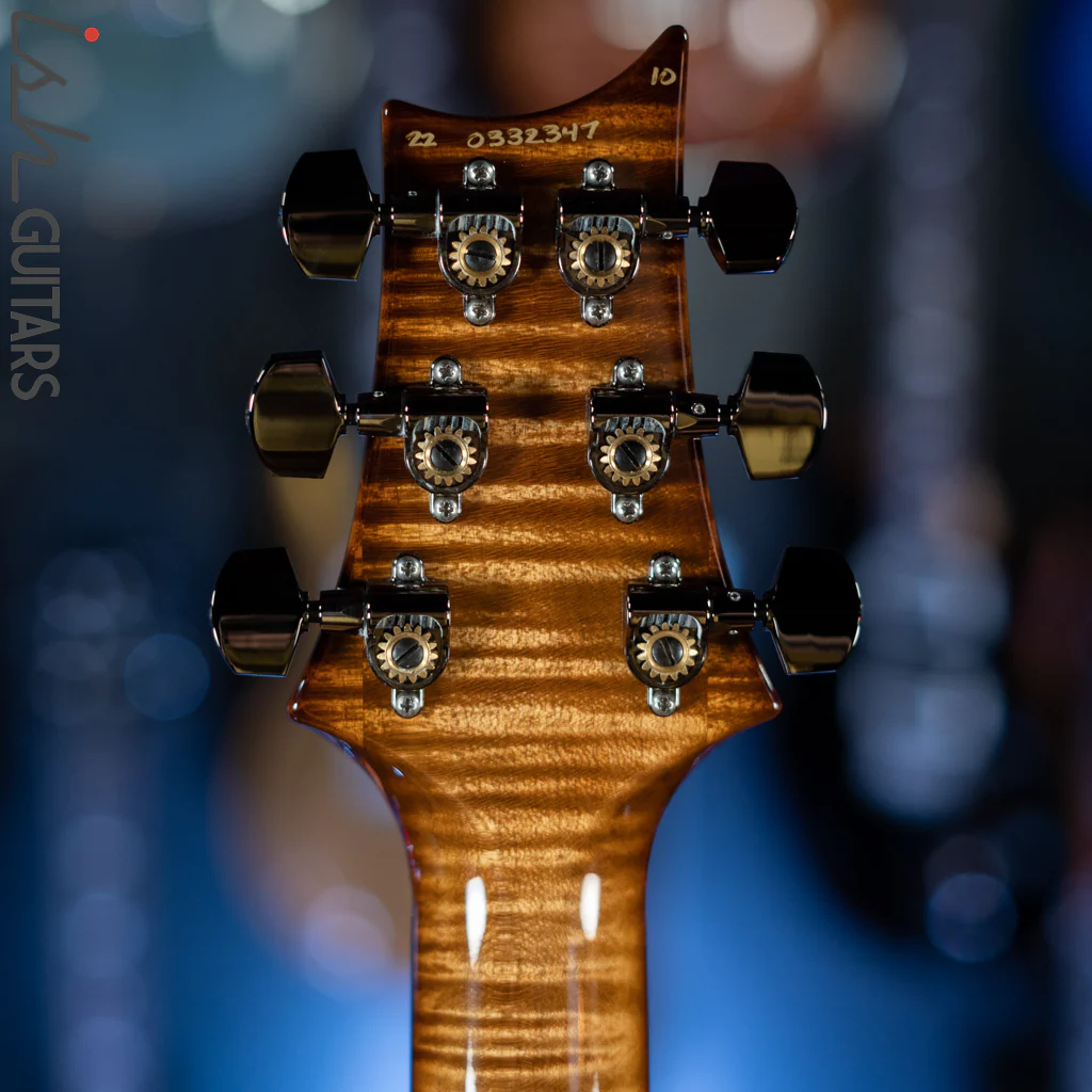 PRS Wood Library Custom 24 Copperhead Burst 10 Top Quilt Figured Maple Neck - Image 12