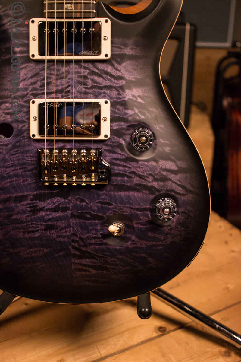 Paul Reed Smith PRS Custom 24 Semi-Hollow Wood Library Ish Guitars Exclusive Purple Mist - Image 4