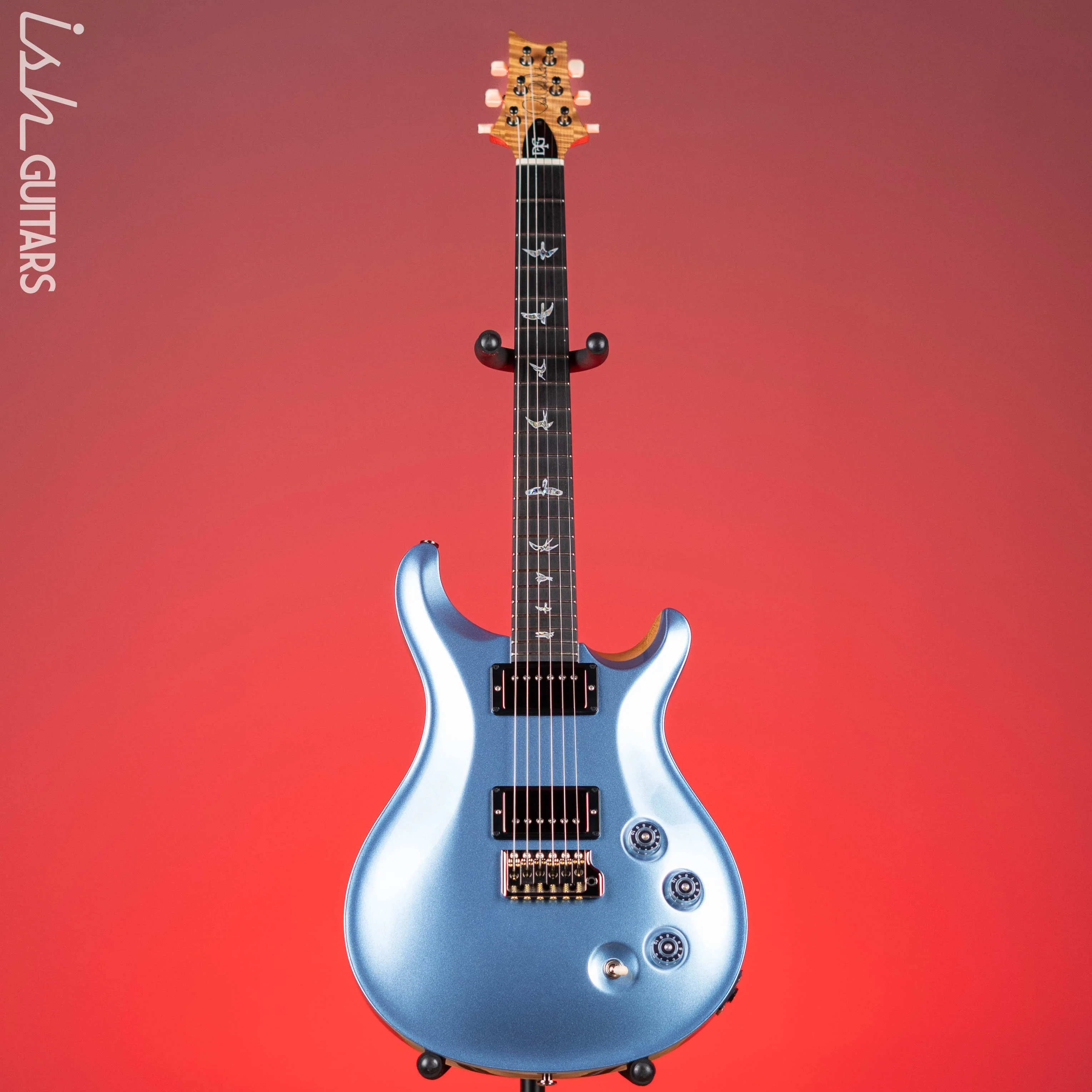 2022 PRS Wood Library DGT Frost Blue Metallic - Image 2