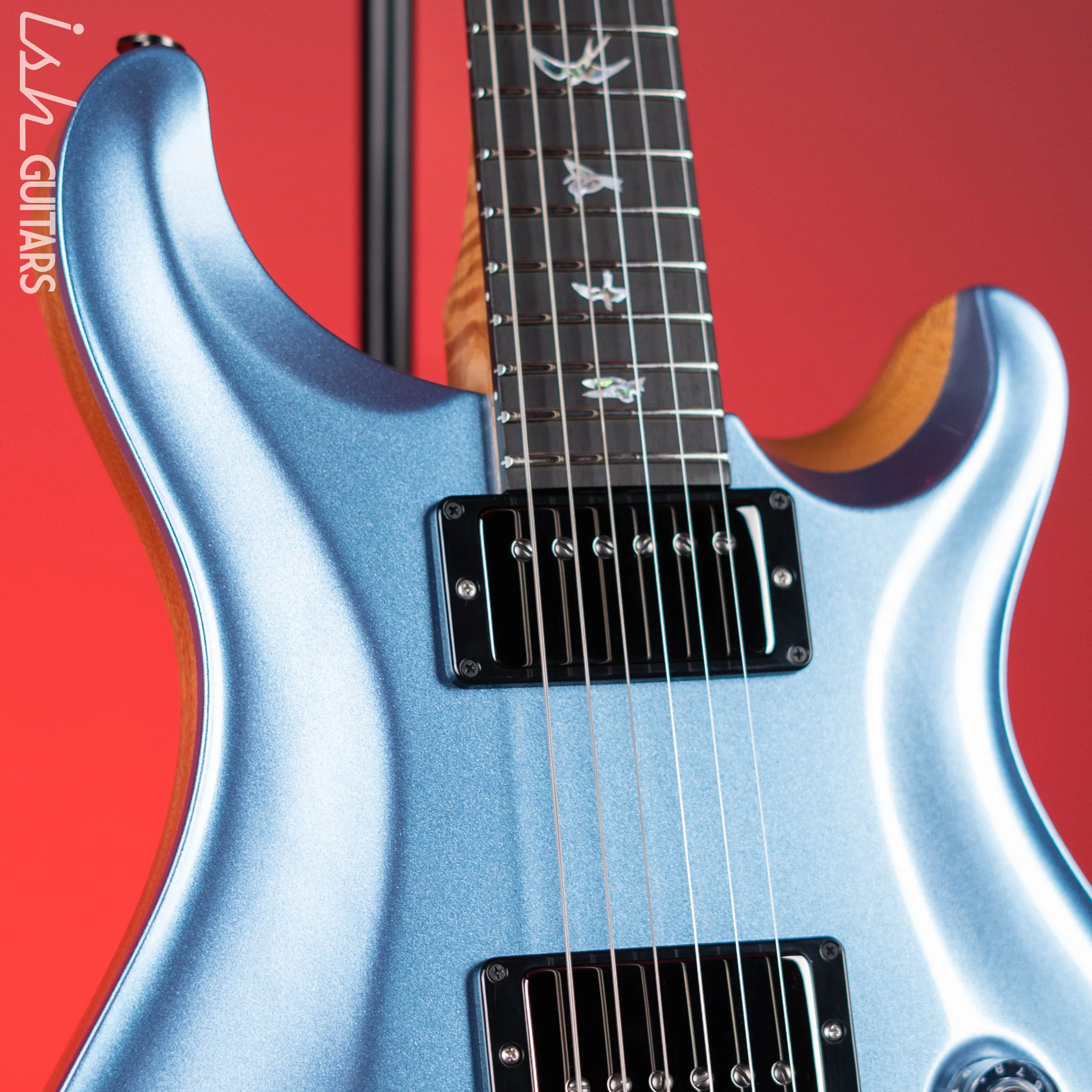 2022 PRS Wood Library DGT Frost Blue Metallic - Image 3