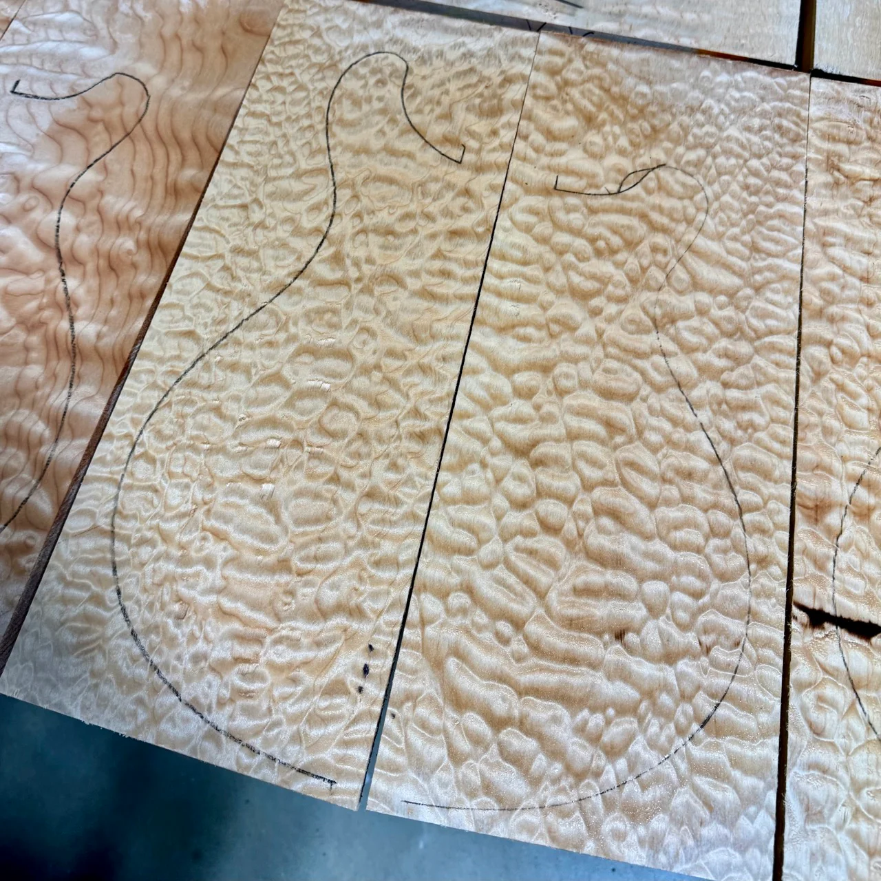 PRS Wood Library Mark Holcomb 15th Anniversary 10-Top Quilt Midnight Orchid Fade - Coming Soon! - Image 3