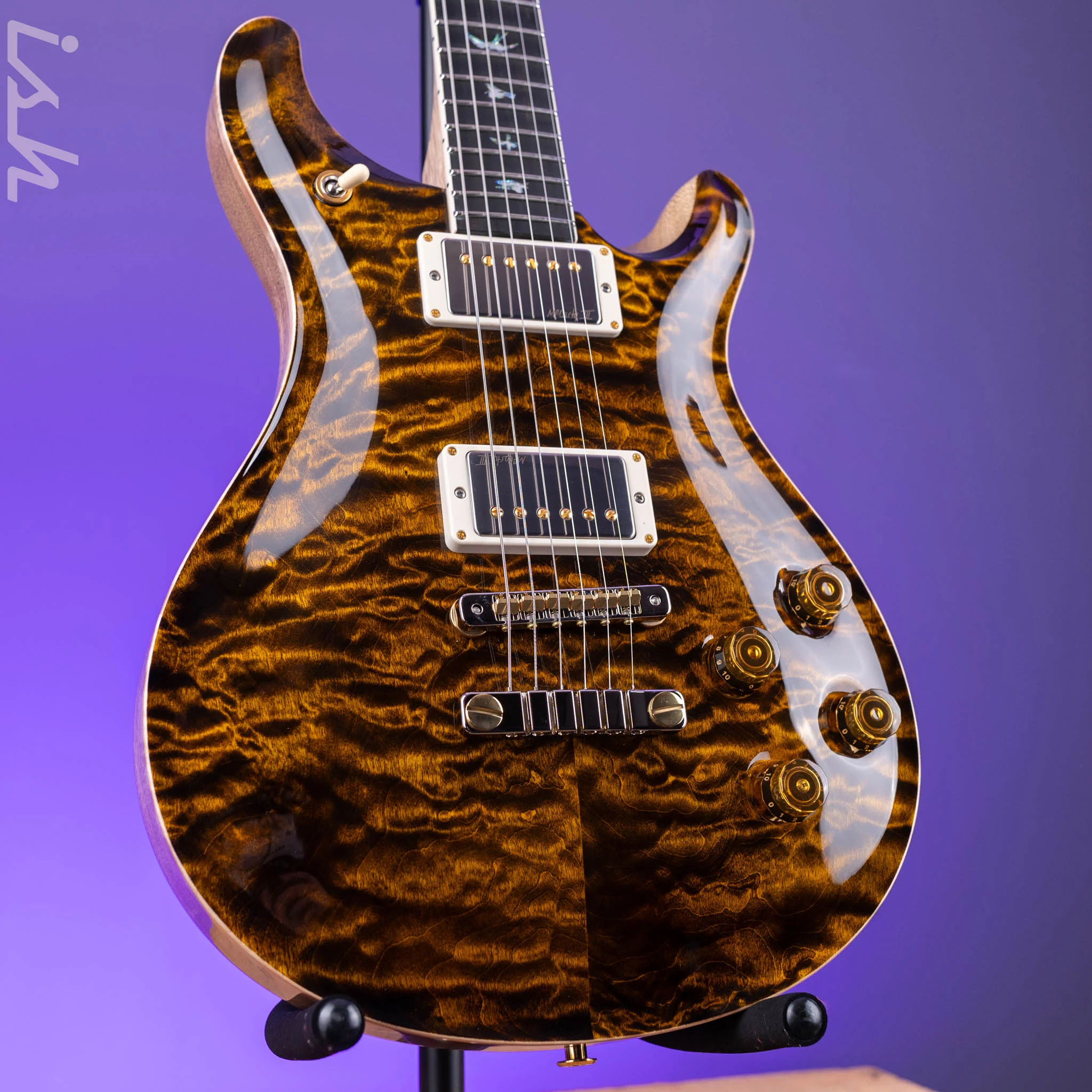 PRS Wood Library McCarty 594 10-Top Yellow Tiger