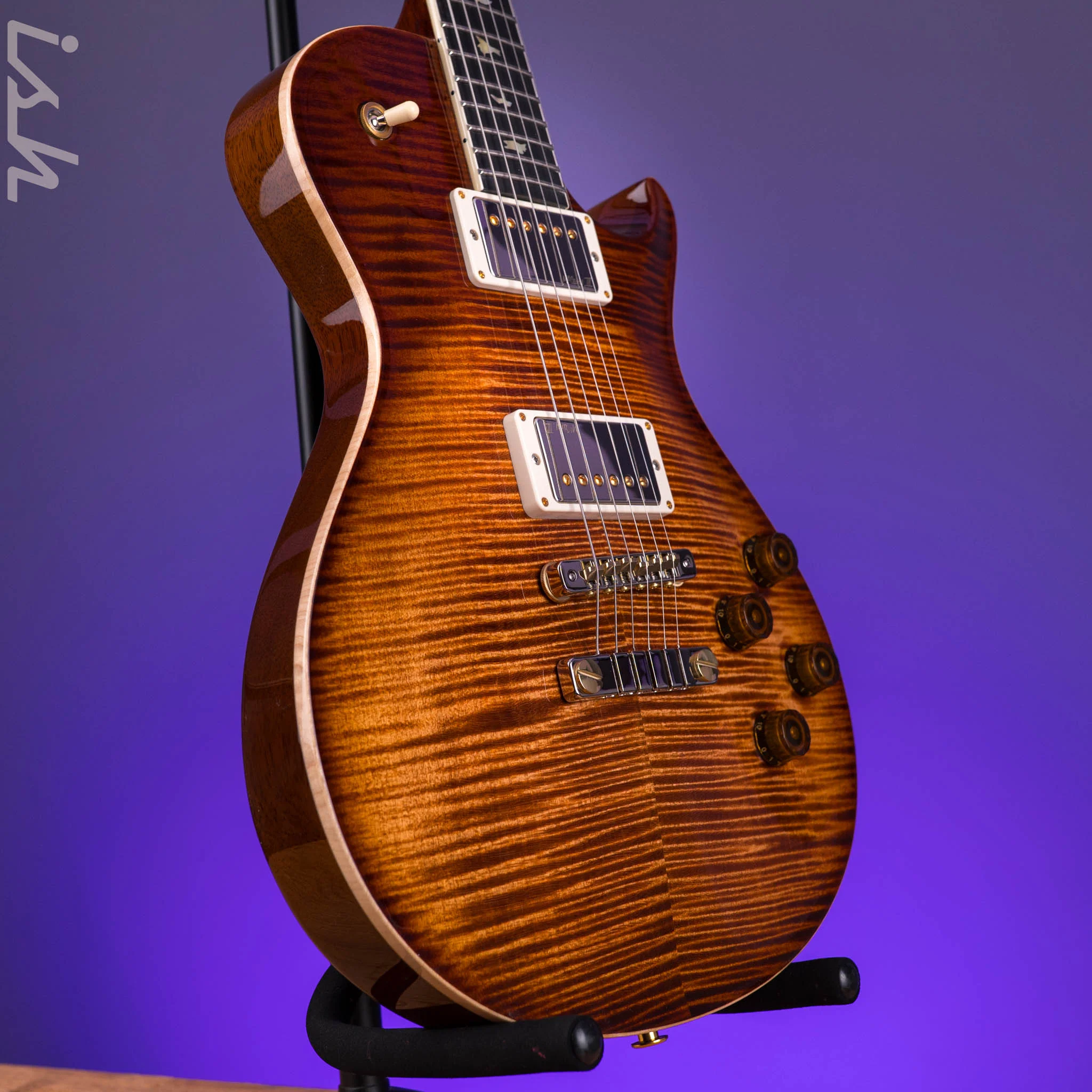 PRS Wood Library McCarty 594 Singlecut 10-Top Copperhead Burst - Image 3