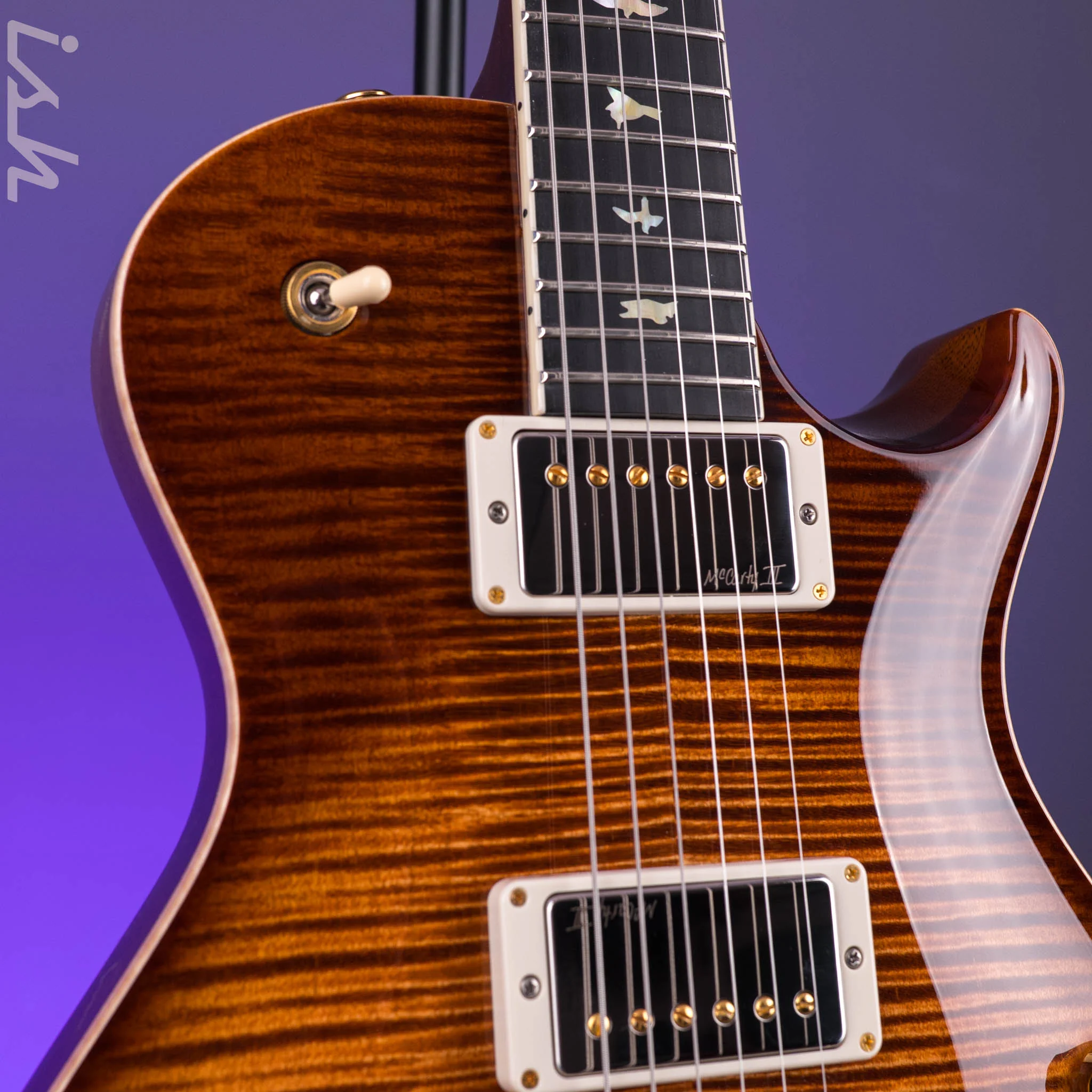 PRS Wood Library McCarty 594 Singlecut 10-Top Copperhead Burst - Image 4