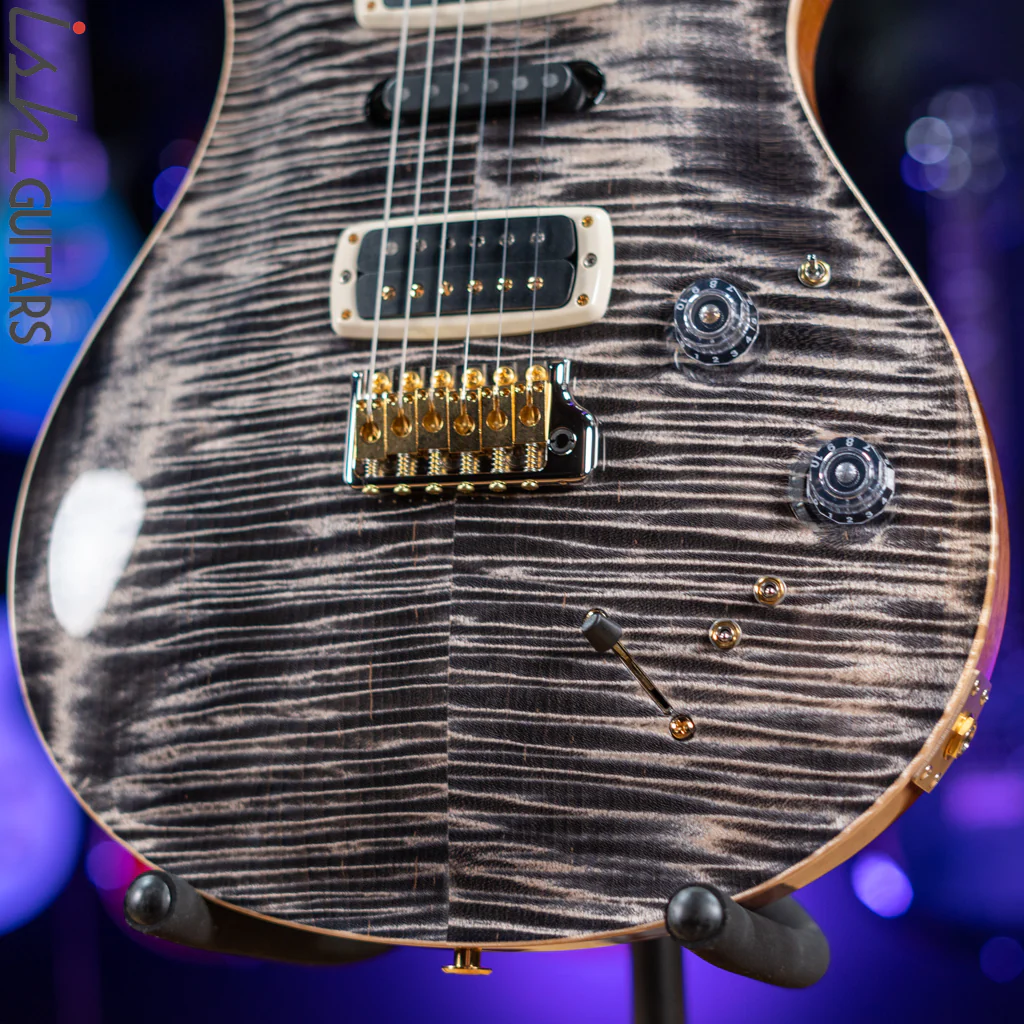 PRS Wood Library Modern Eagle V 10 Top Charcoal - Image 4
