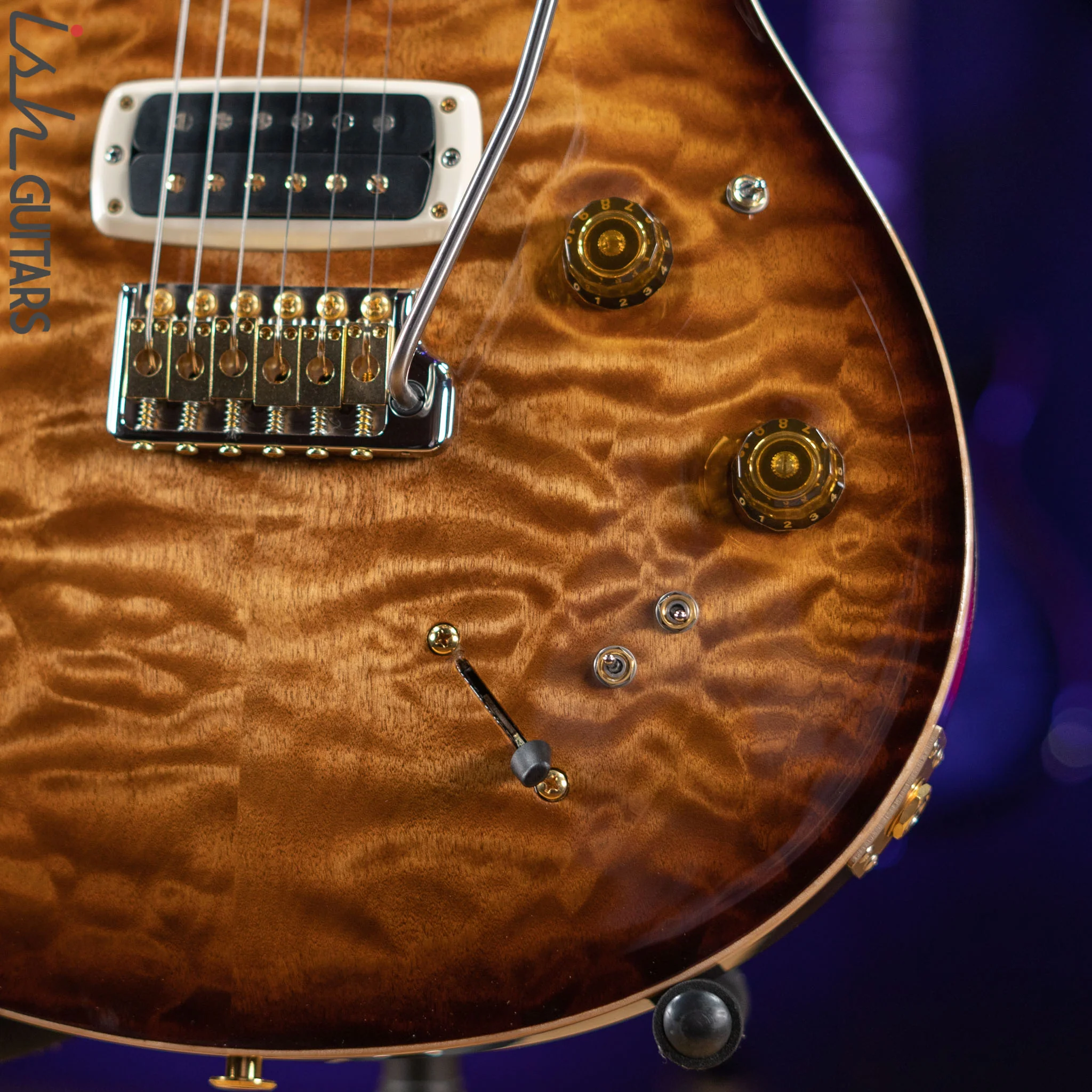 PRS Wood Library Modern Eagle V 10-Top Copperhead Burst Demo - Image 4