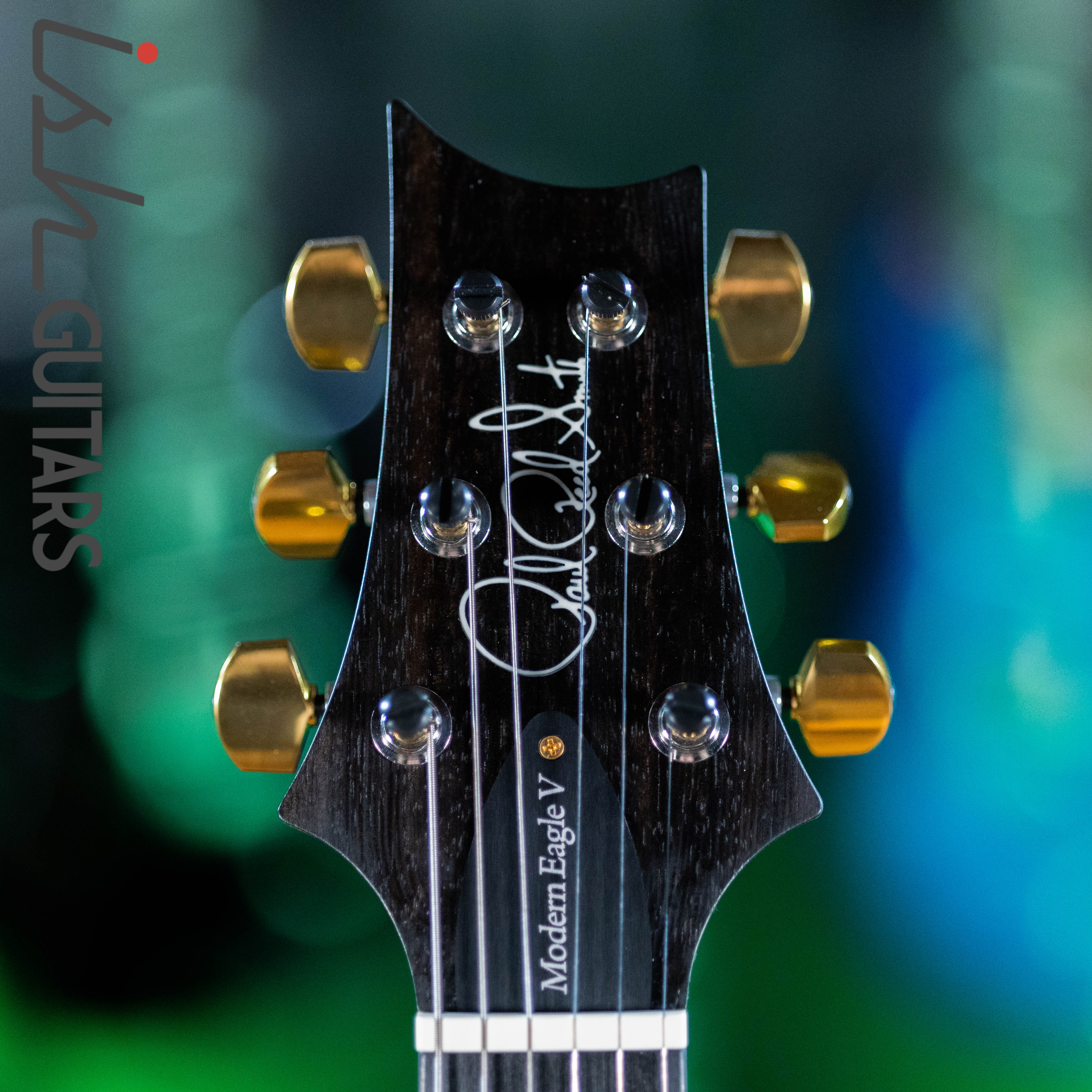 PRS Wood Library Modern Eagle V 10 Top Faded Purple Burst - Image 7